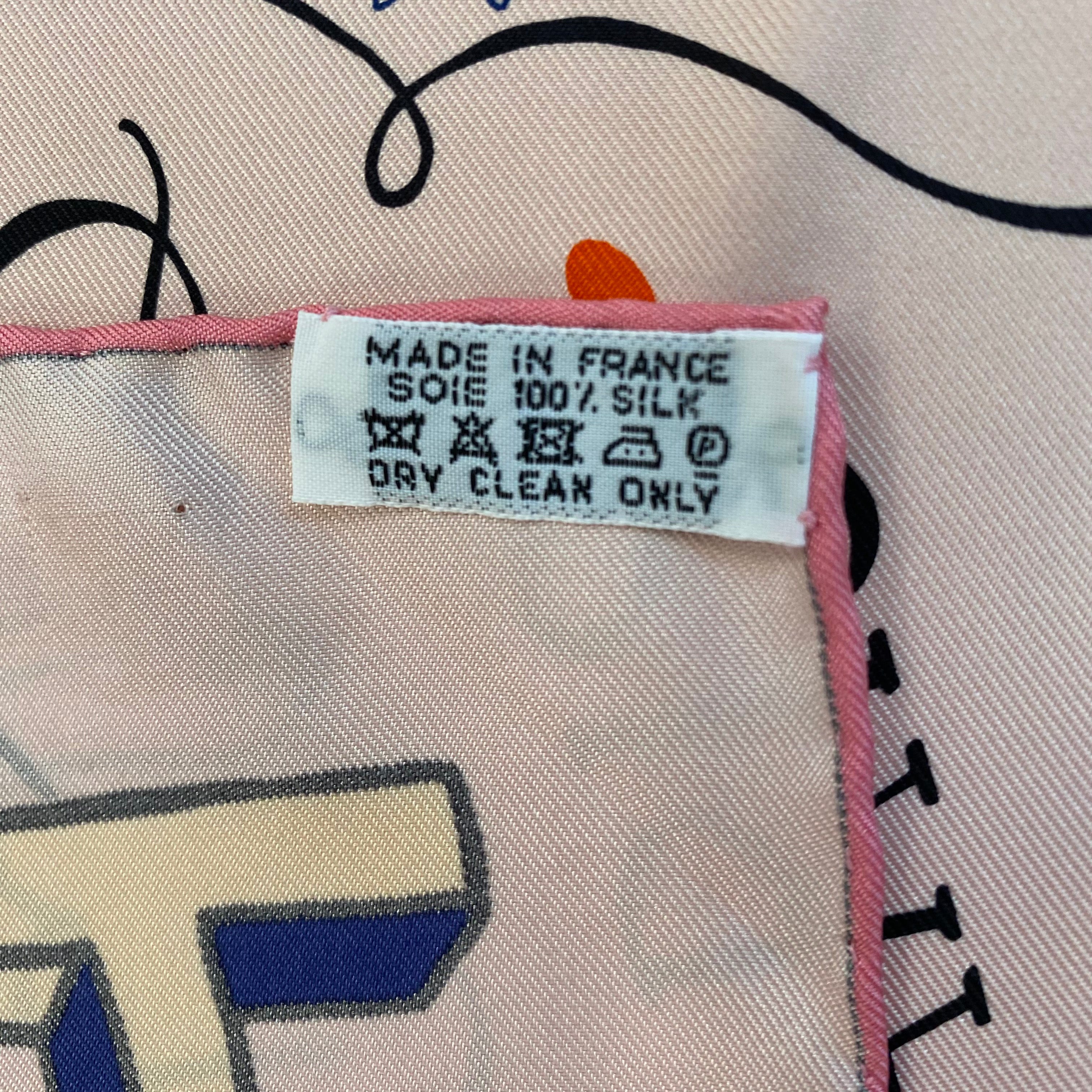 Hermès Les Confessions Silk Scarf