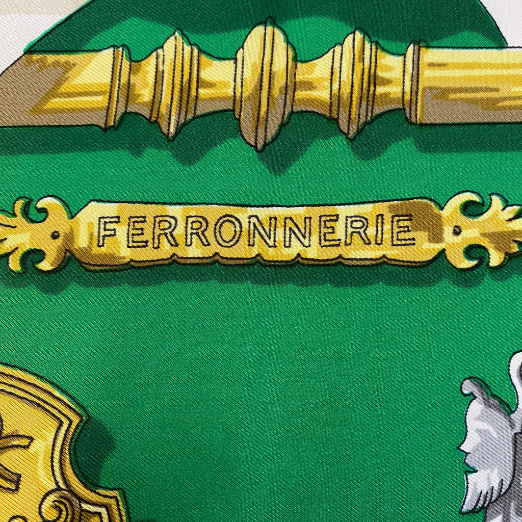 Immaculate Hermès Ferronnerie Silk Scarf