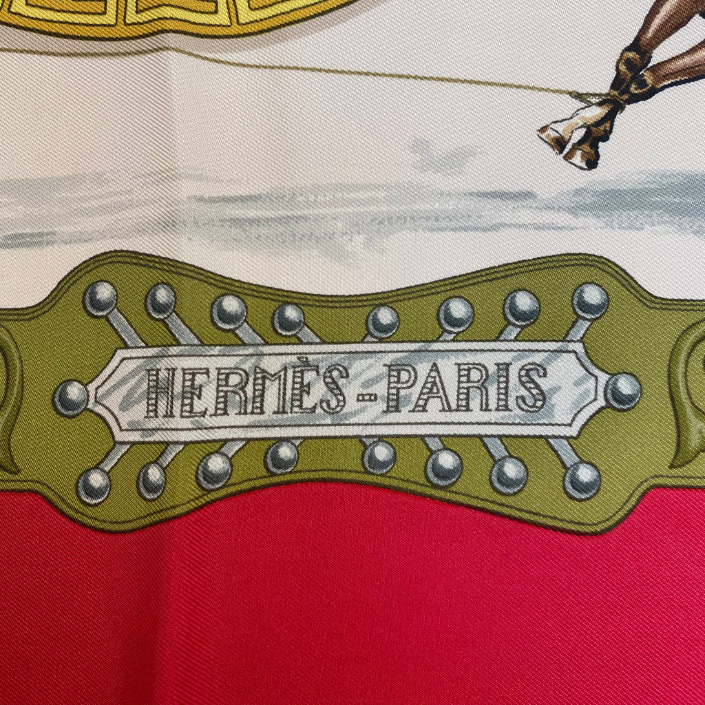 Immaculate Hermès Charreada Silk Scarf