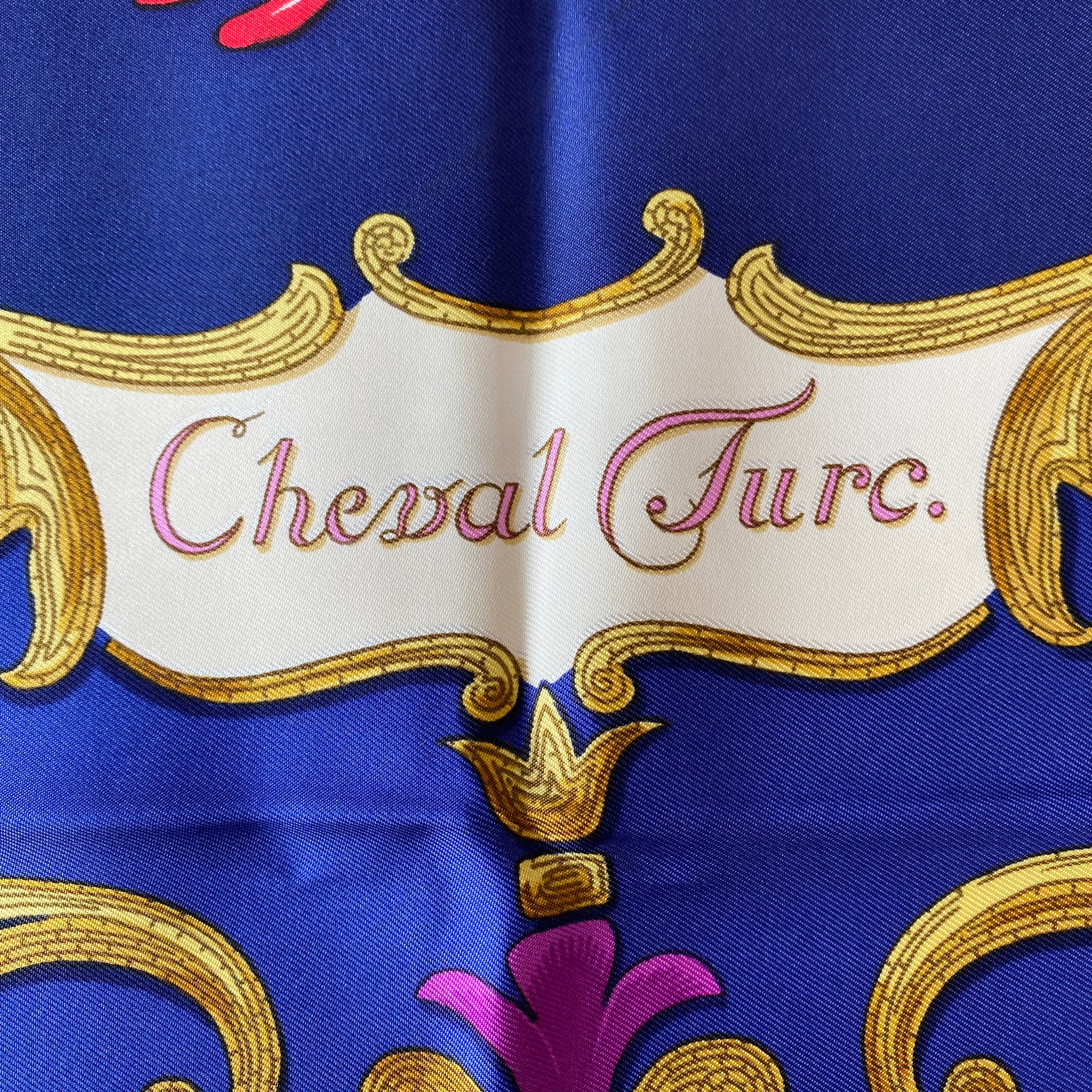 Hermès Cheval Turc Silk Scarf