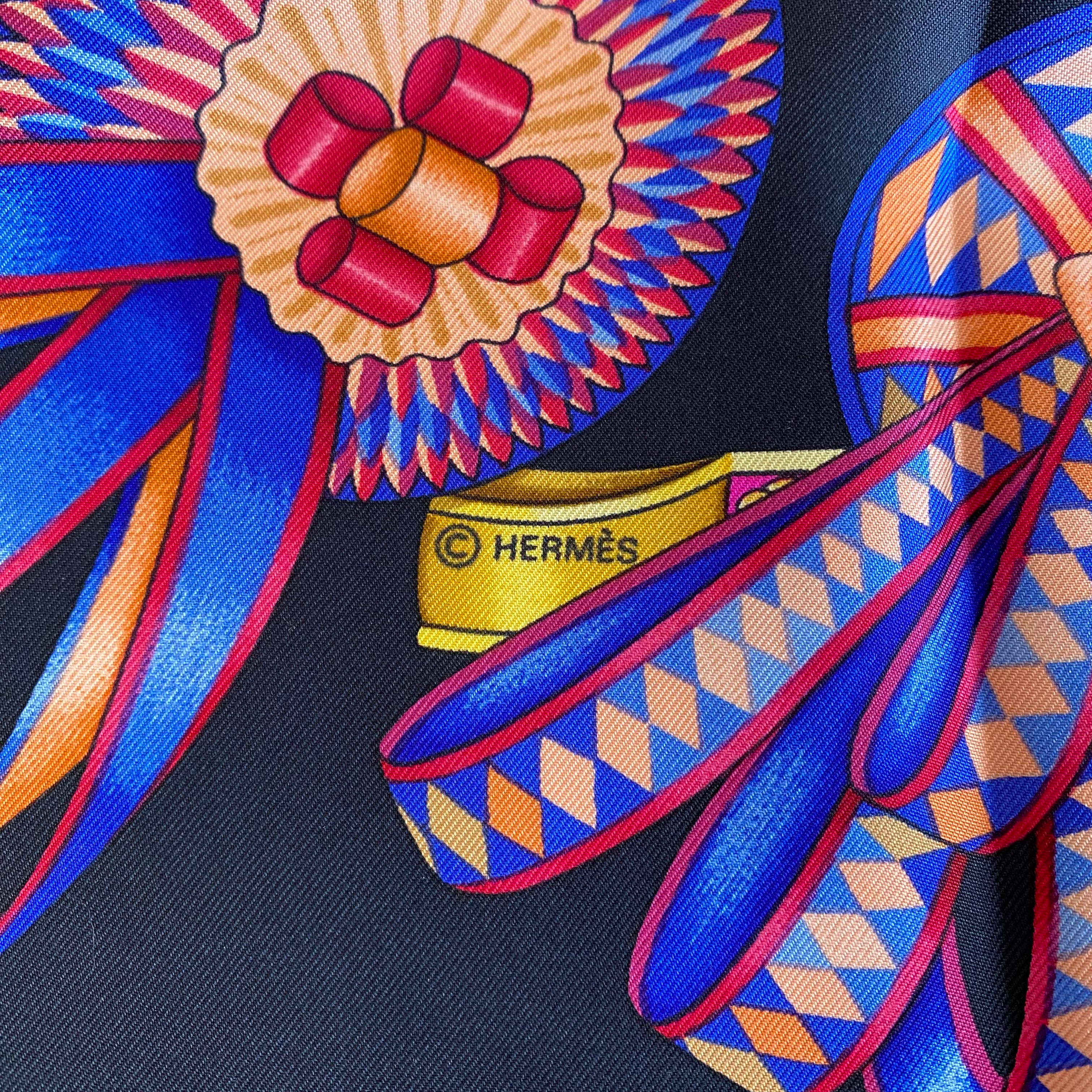 Hermès Les Rubans du Cheval Silk Scarf