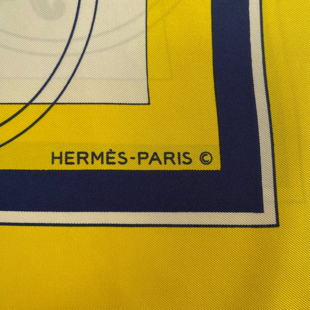Hermès Ex Libris Silk Scarf