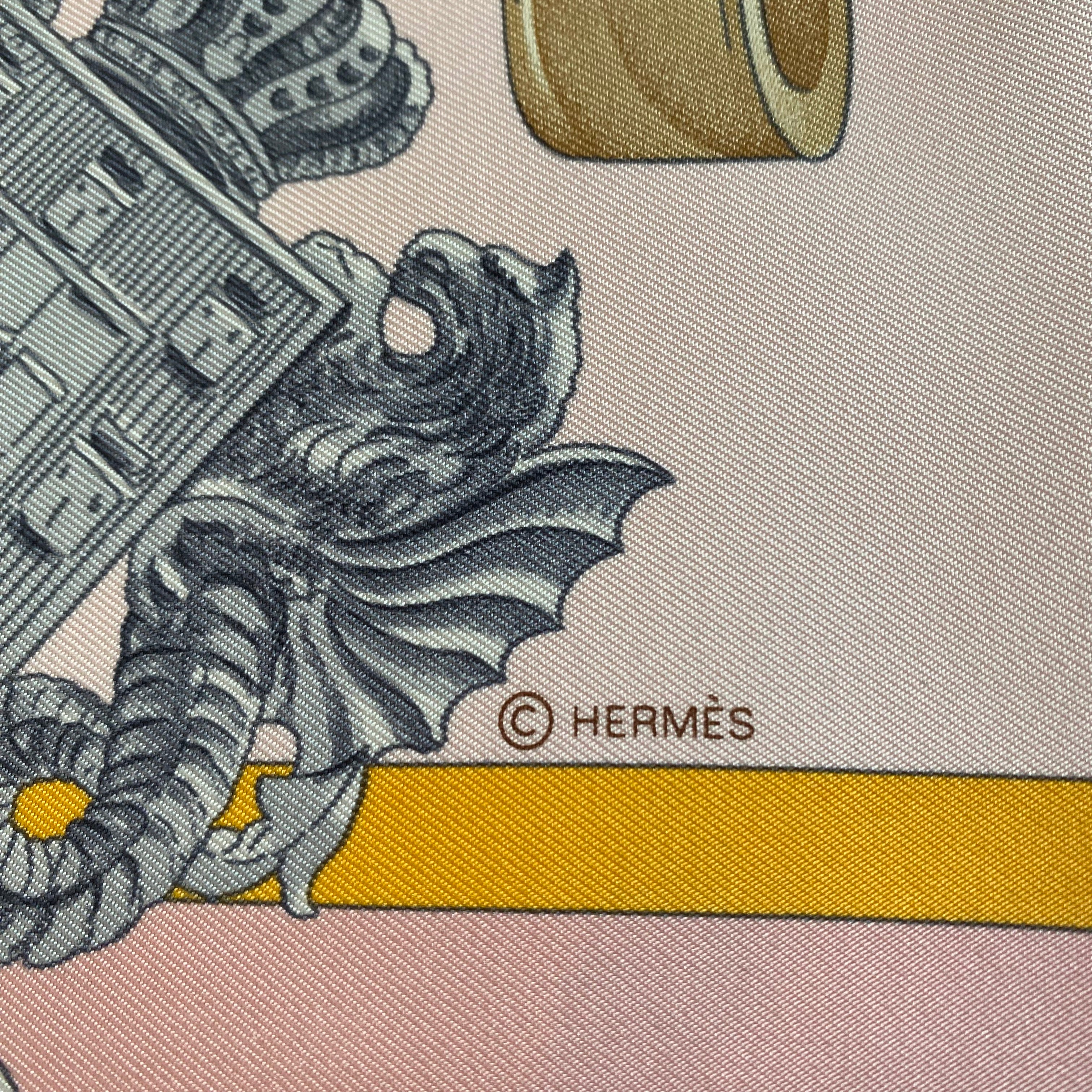Hermès Harnais de Cour Silk Scarf