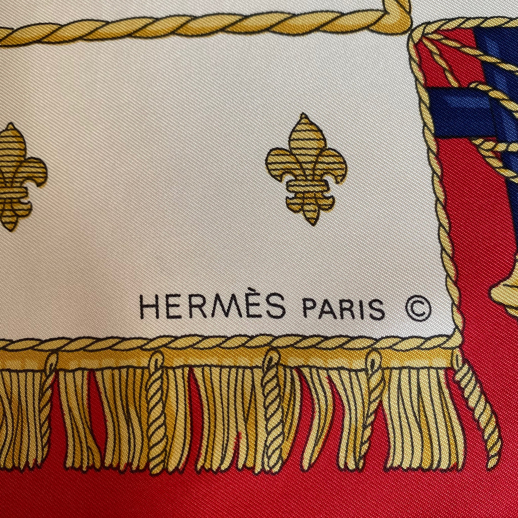 Hermès Vue du Carrosse de la Galère la Réale Silk Scarf