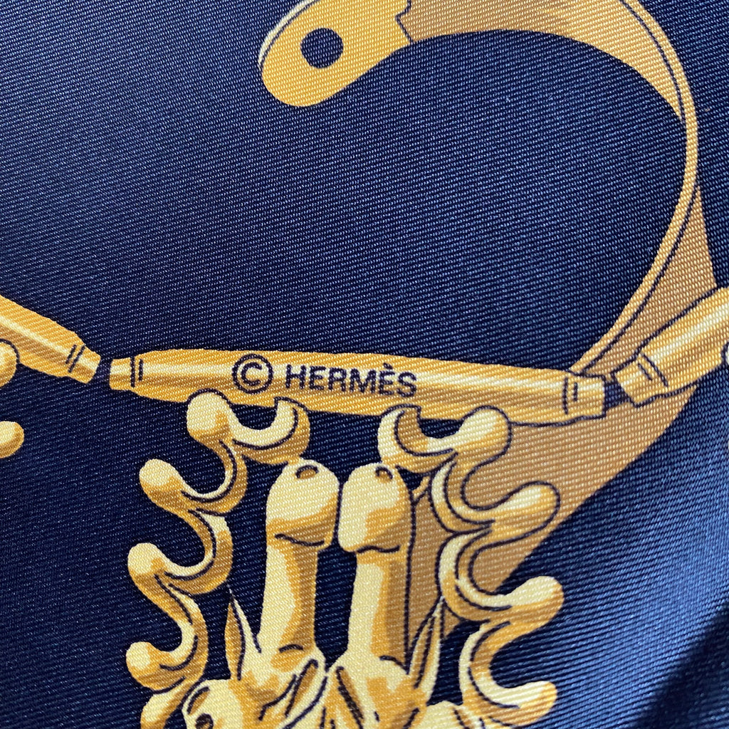 Hermès Les Cavaliers D’Or Silk Scarf