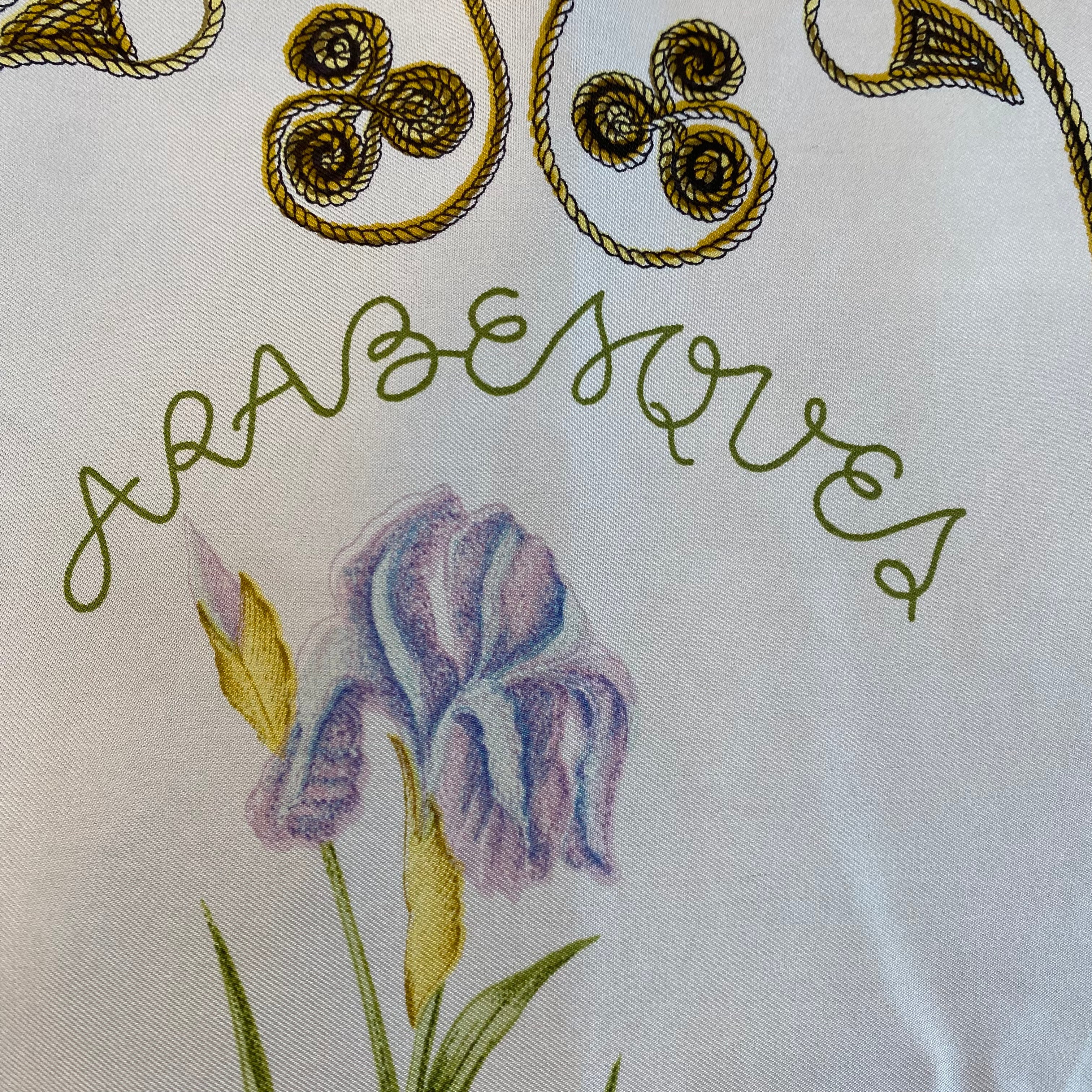 Hermès Arabesques Vintage Silk Scarf Rare