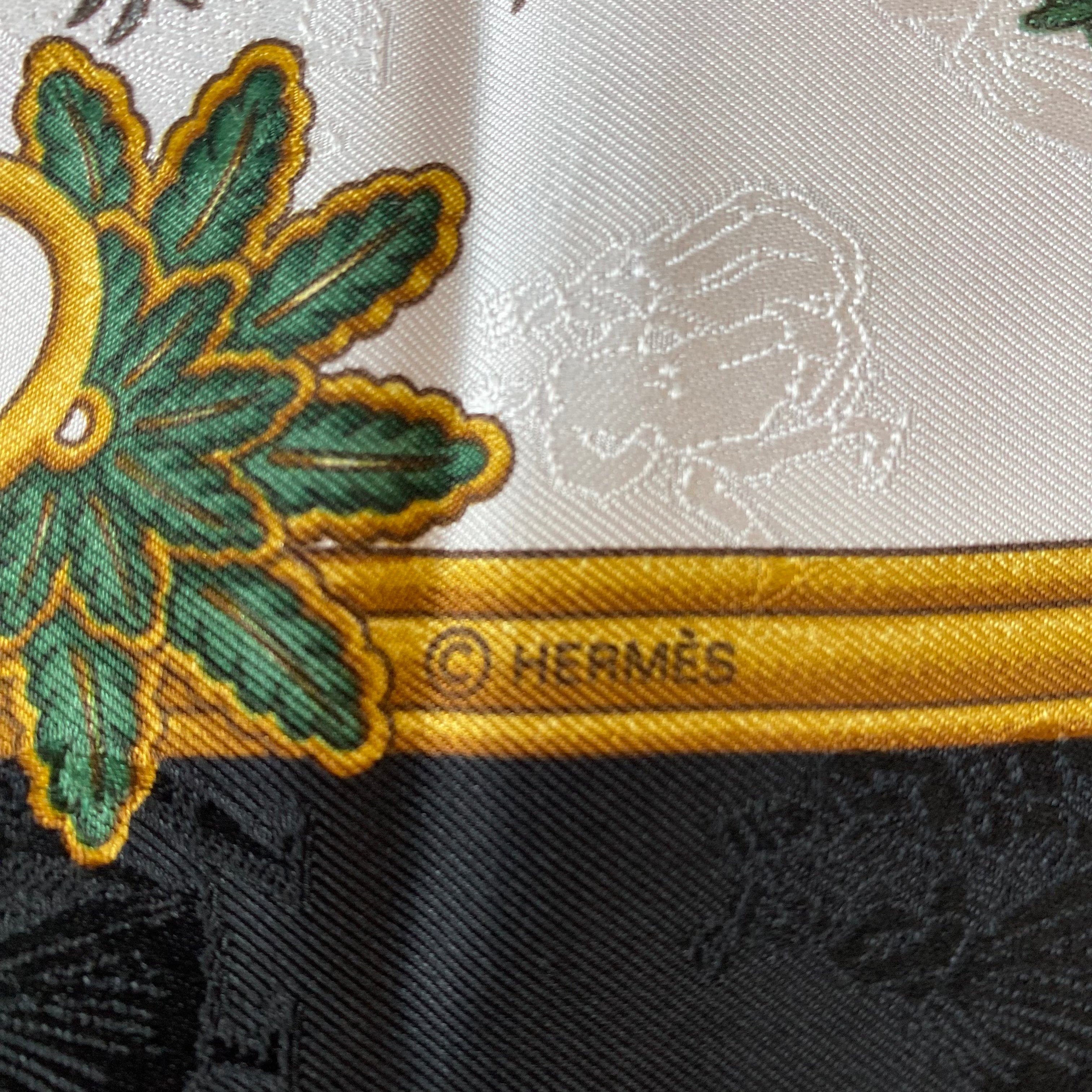 Hermès Joies D’Hiver Silk Scarf Rare