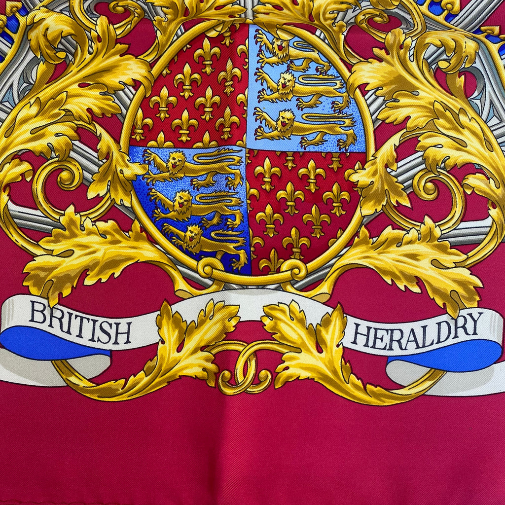 Hermès British Heraldry Silk Scarf