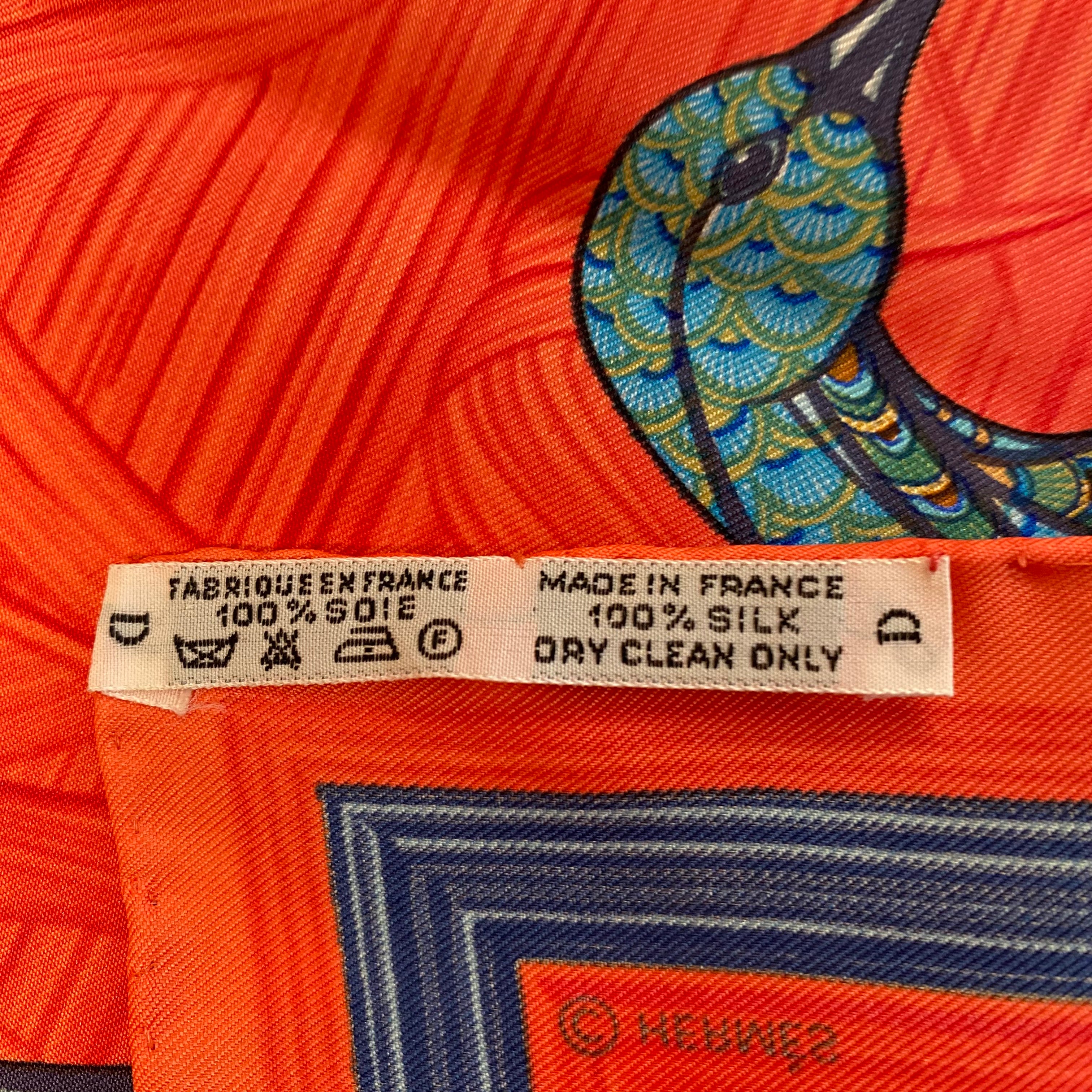 Hermès Boxed La Mare aux Canards Silk Scarf