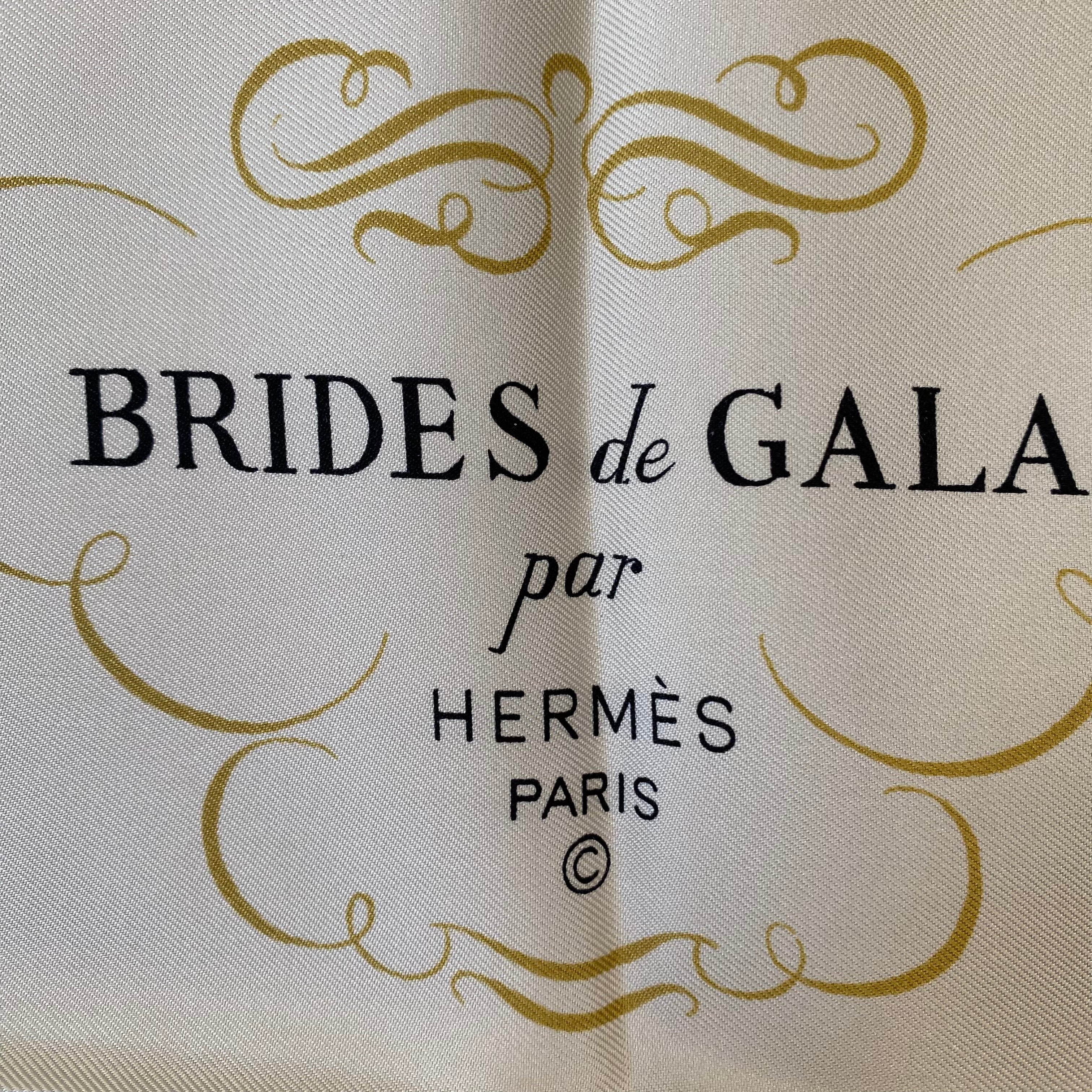 Hermès Brides de Gala Silk Scarf