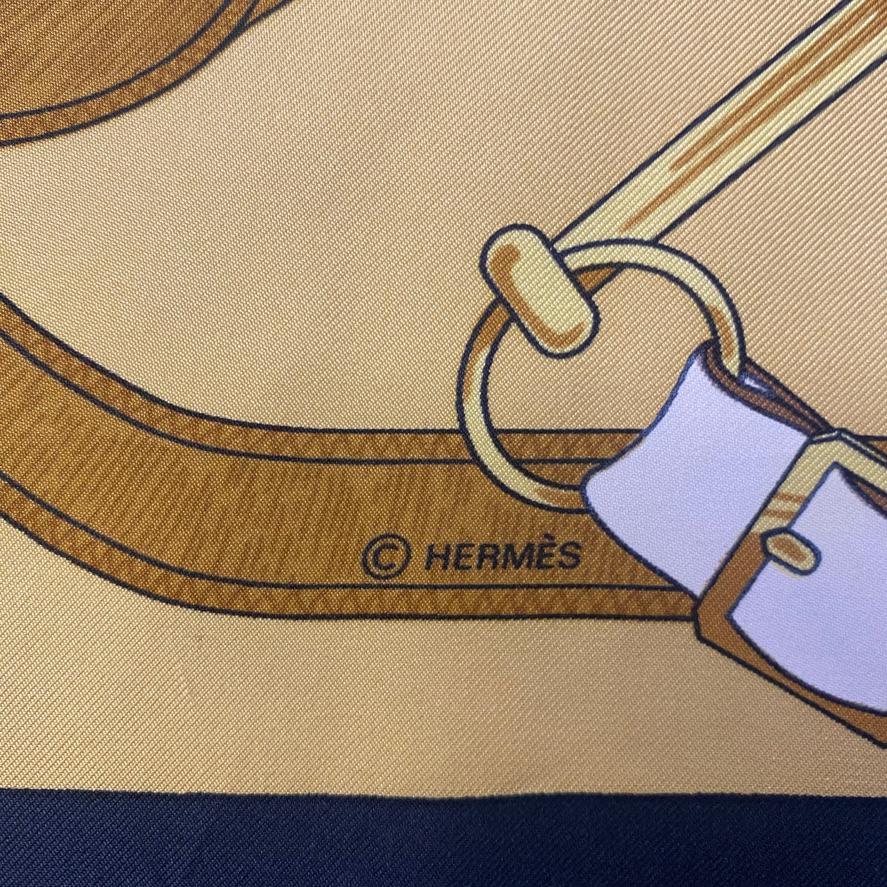 Hermès Eperon D’Or Silk Scarf