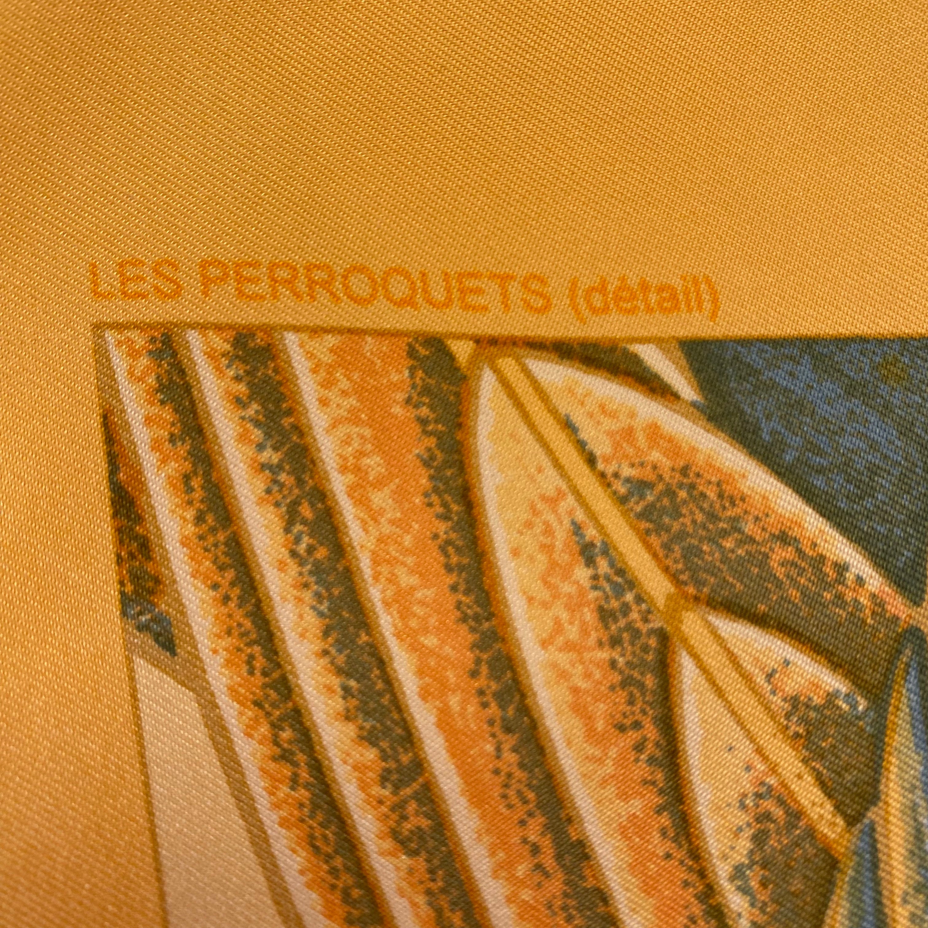 Hermès Les Perroquets Silk Scarf Quite Rare