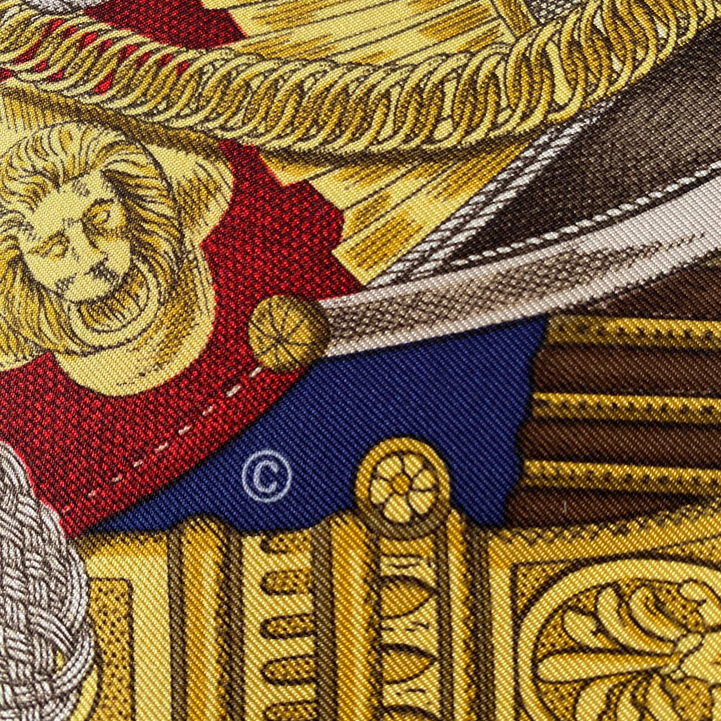 Hermès Grand Uniforme Silk Scarf