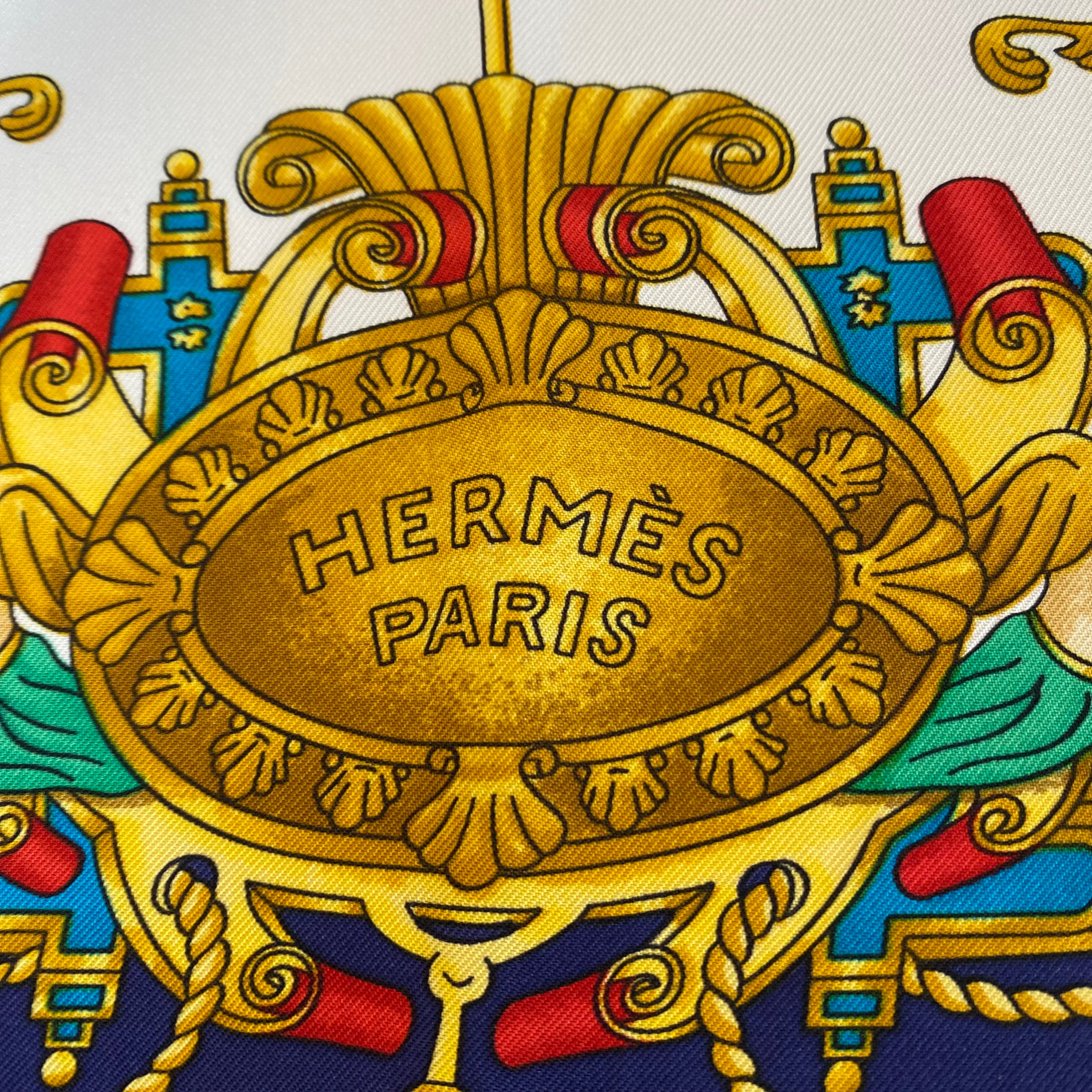 Hermès Voiles de Lumiere Silk Scarf
