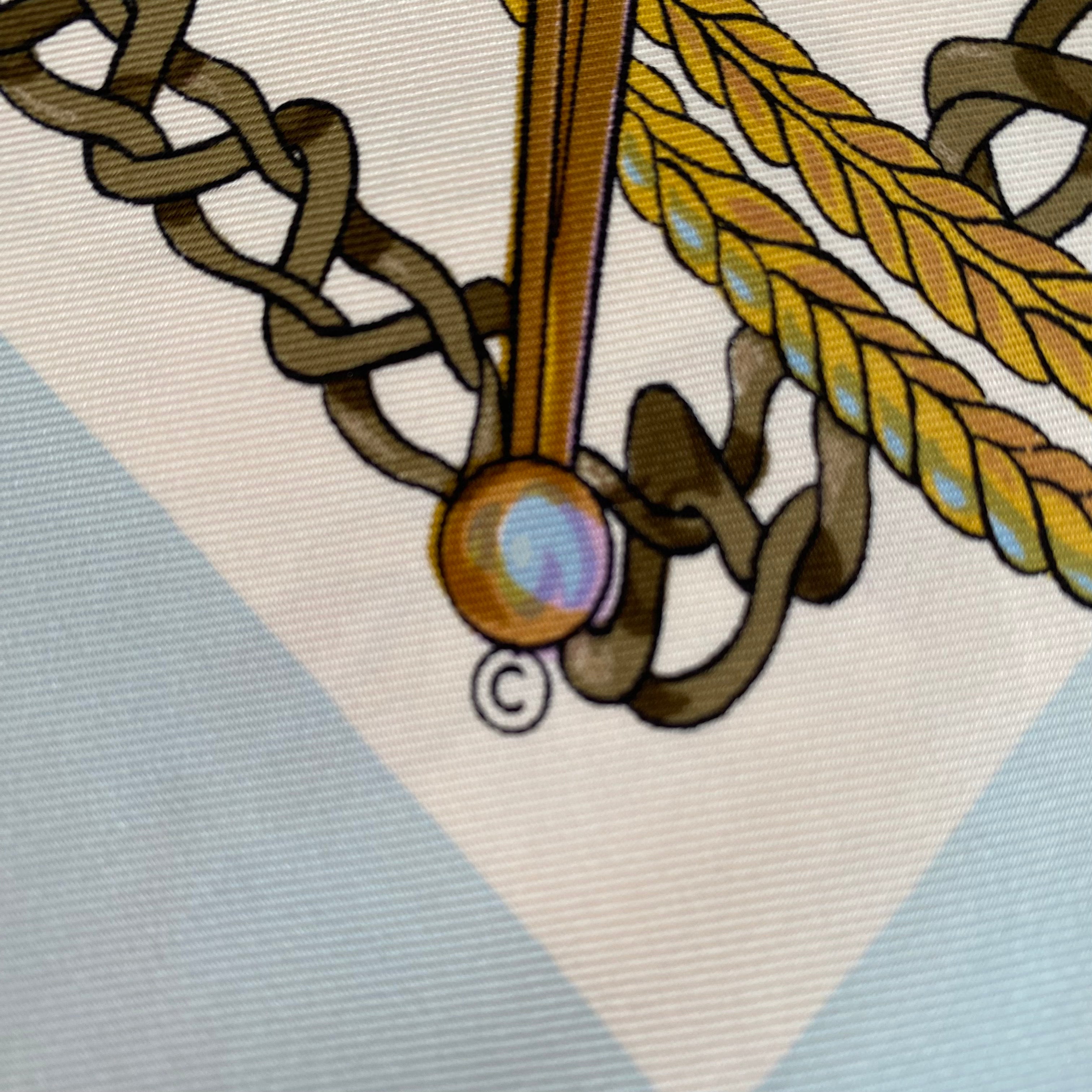 Hermès Le Timbalier Silk Scarf Quite Rare