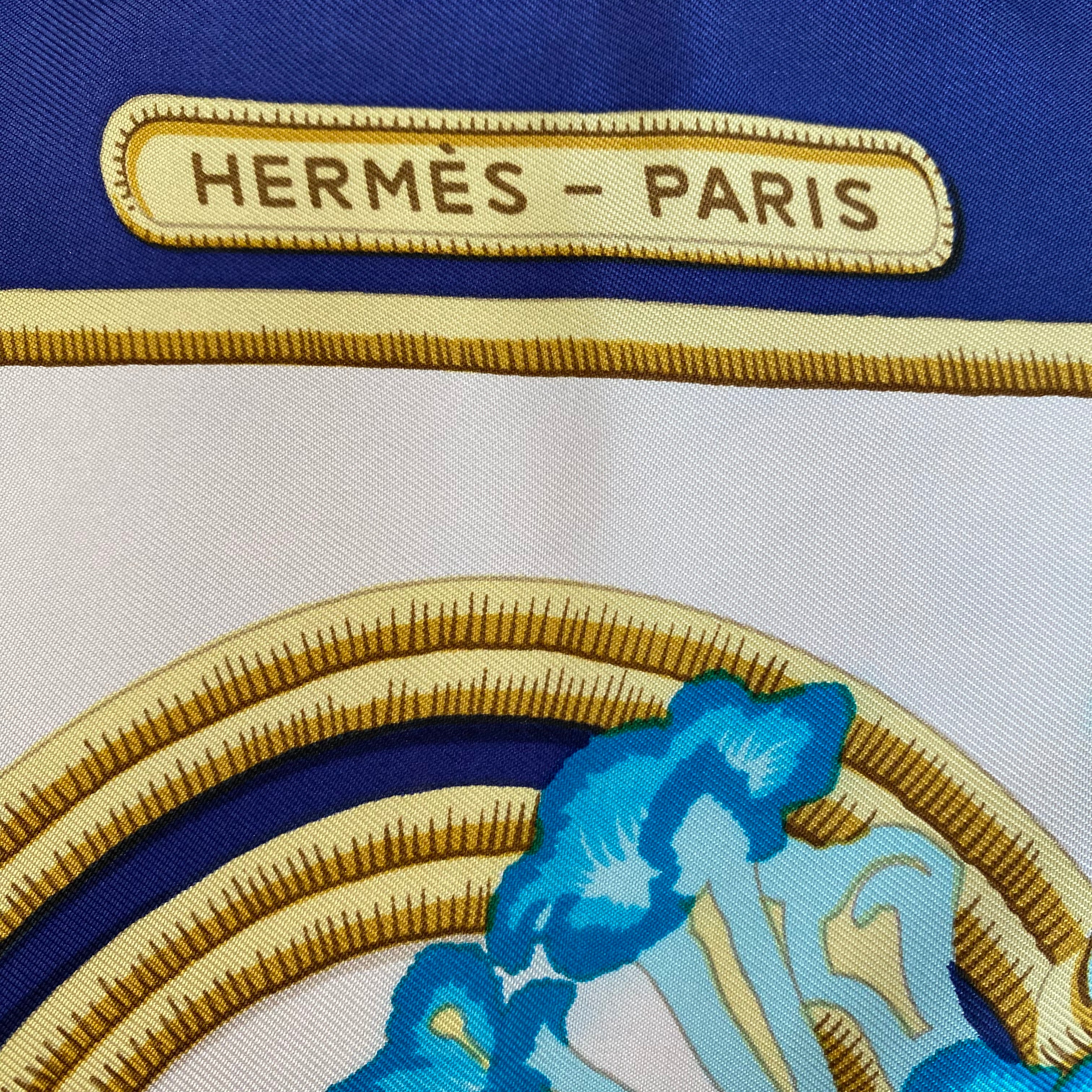 Hermès Caraibes Silk Scarf