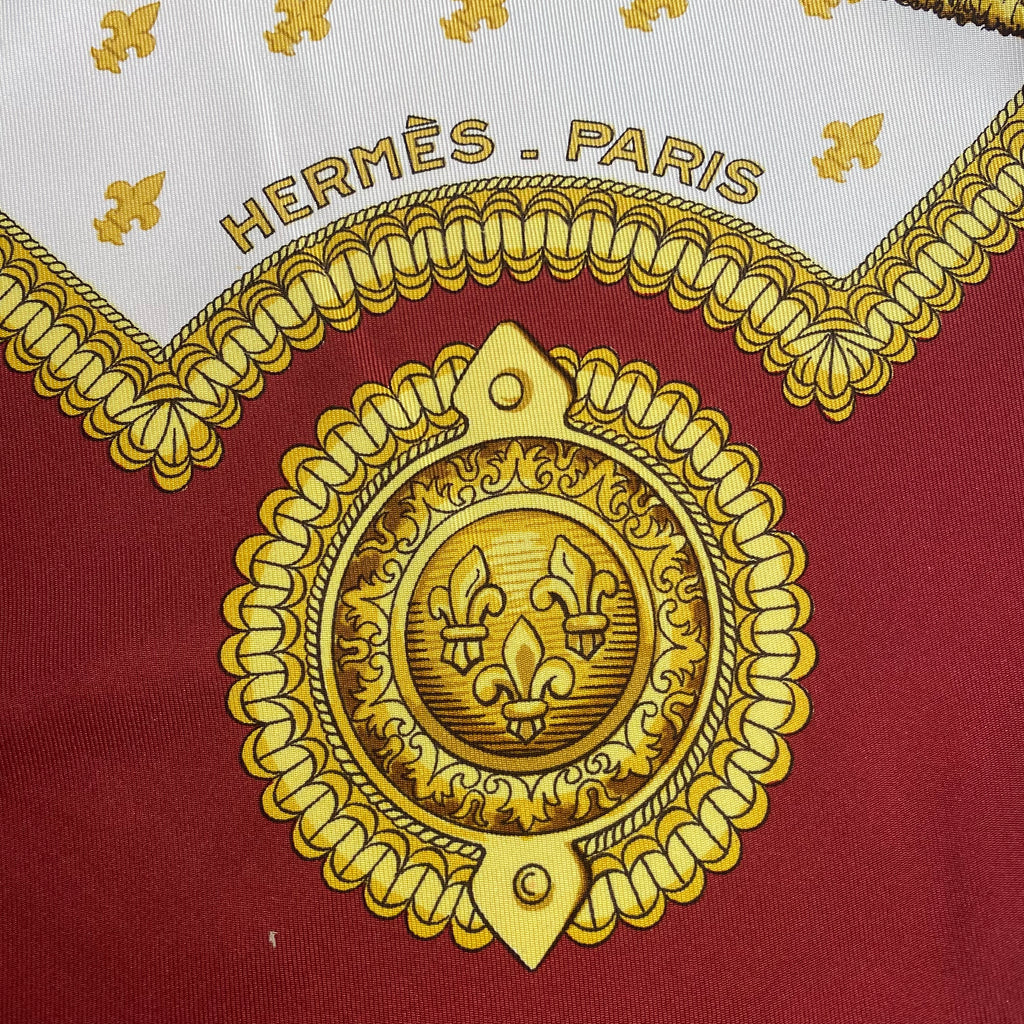 Hermès Selles a Housse Silk Scarf
