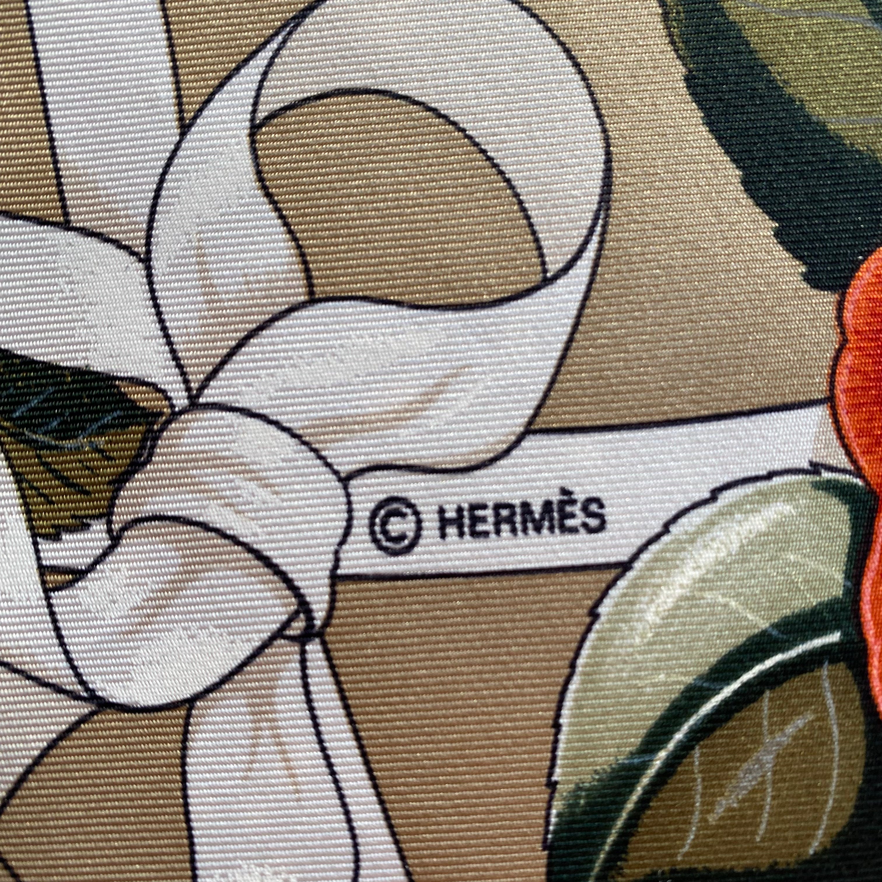 Hermès Fleurs de L’Opéra Silk Scarf