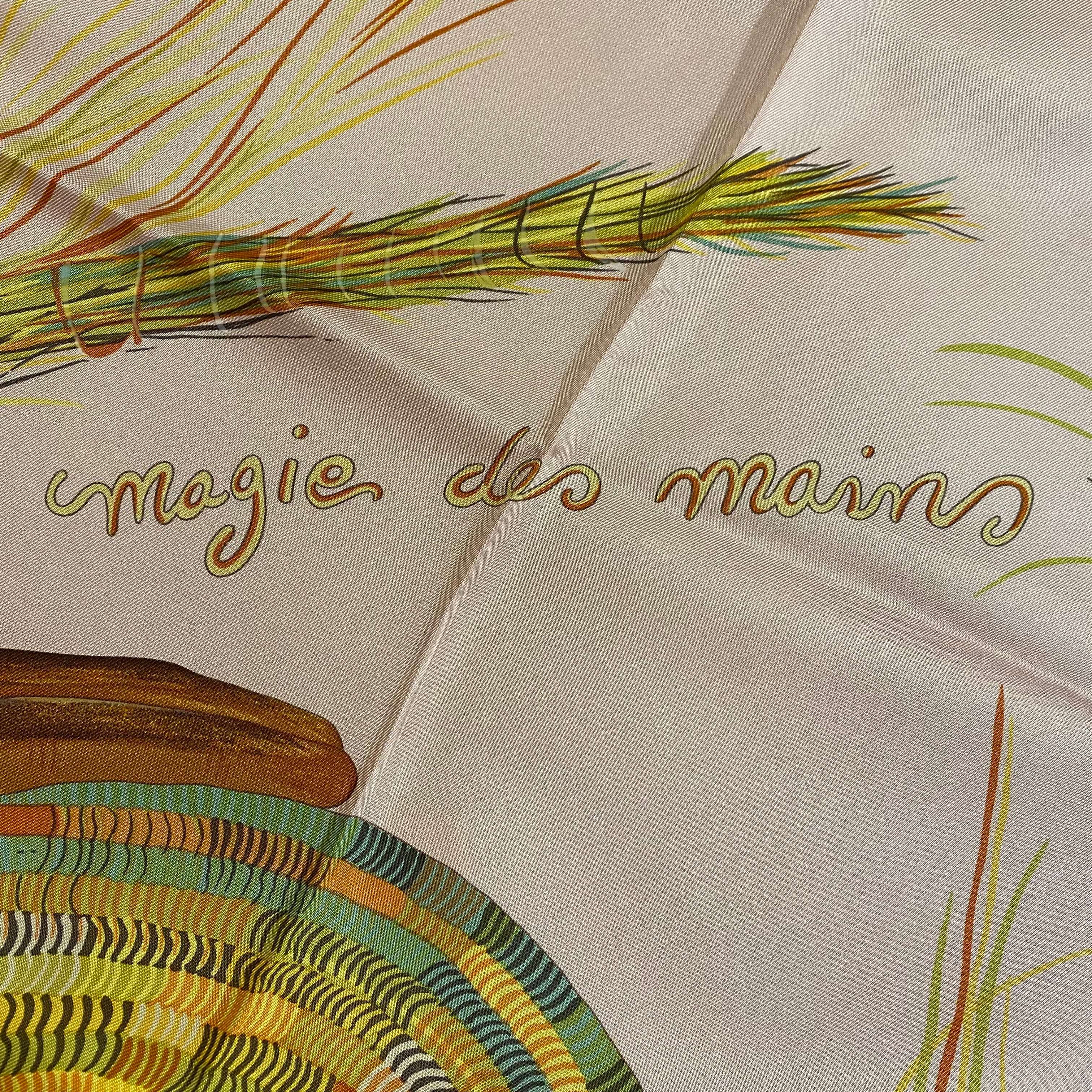 Boxed Hermès Magie des Mains Silk Scarf