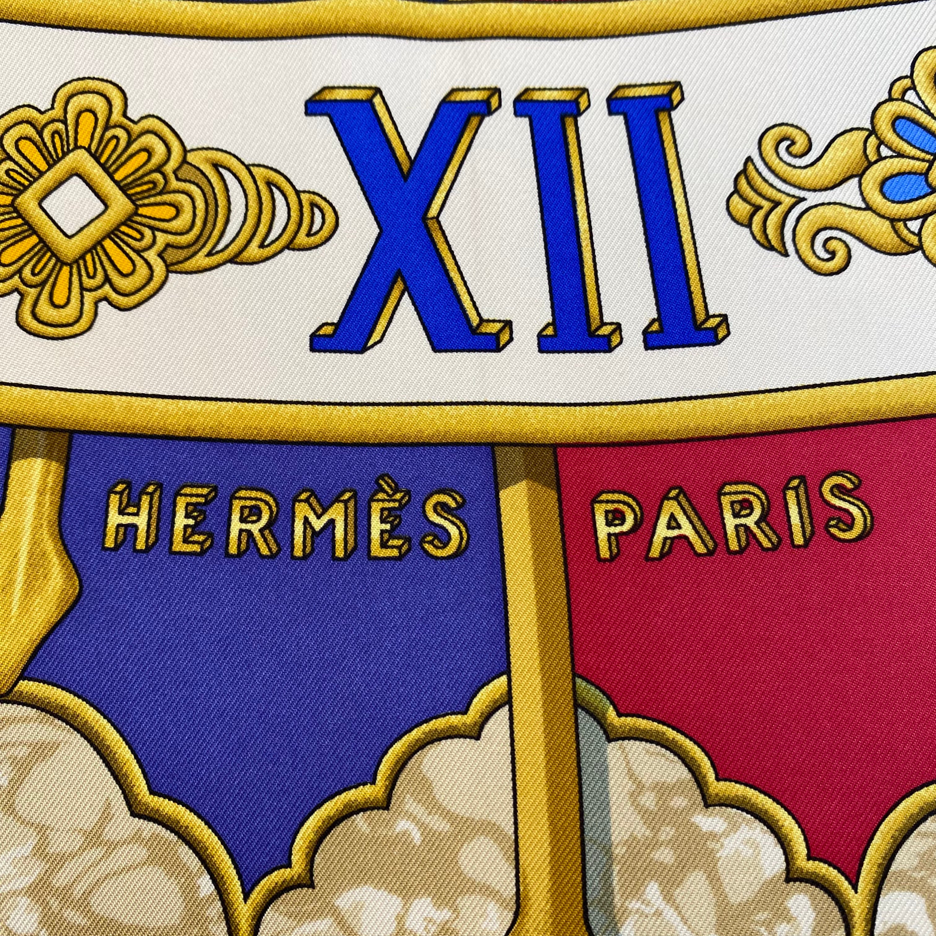 Hermès Carpe Diem Silk Scarf