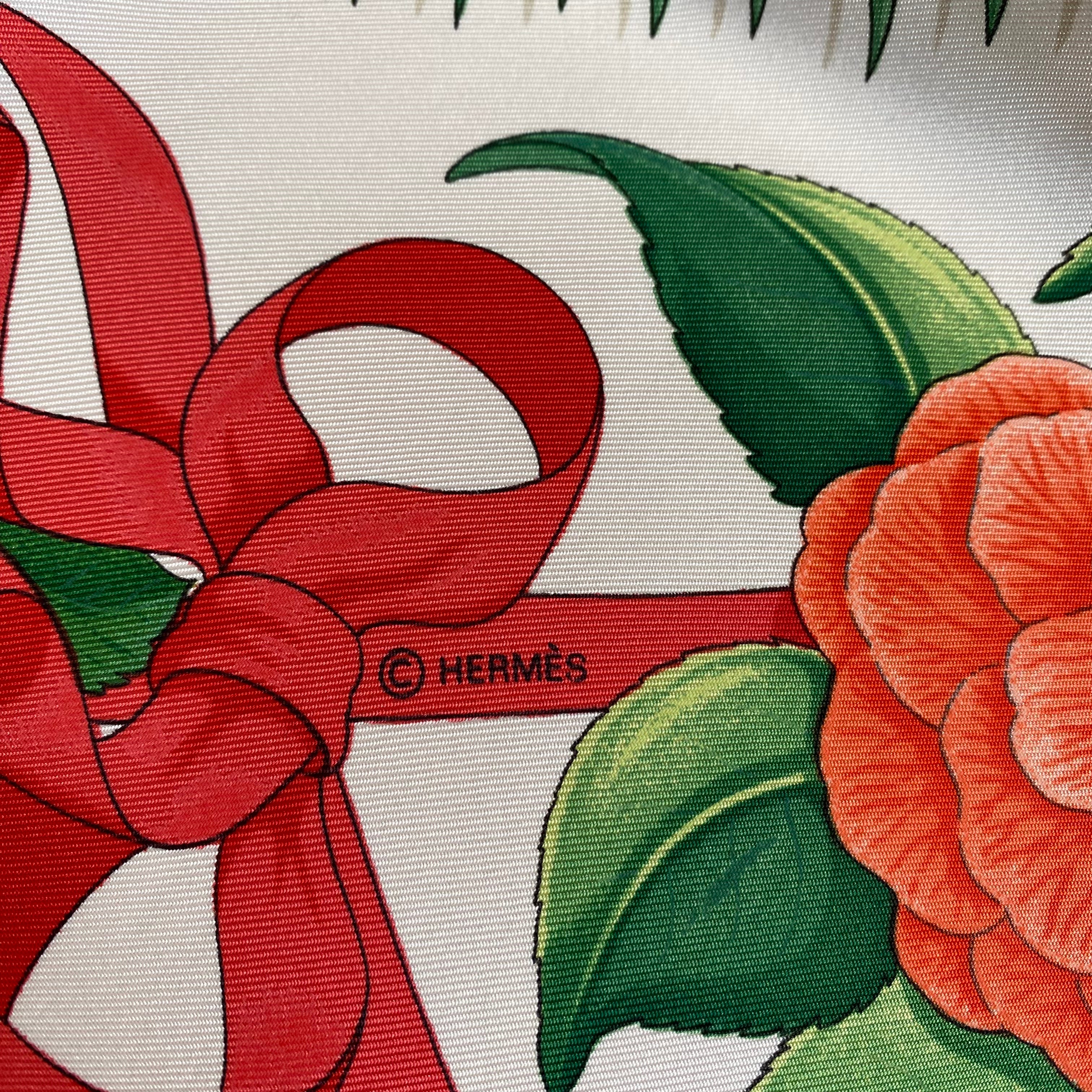 Hermès Fleurs de L’Opéra Silk Scarf Quite Rare