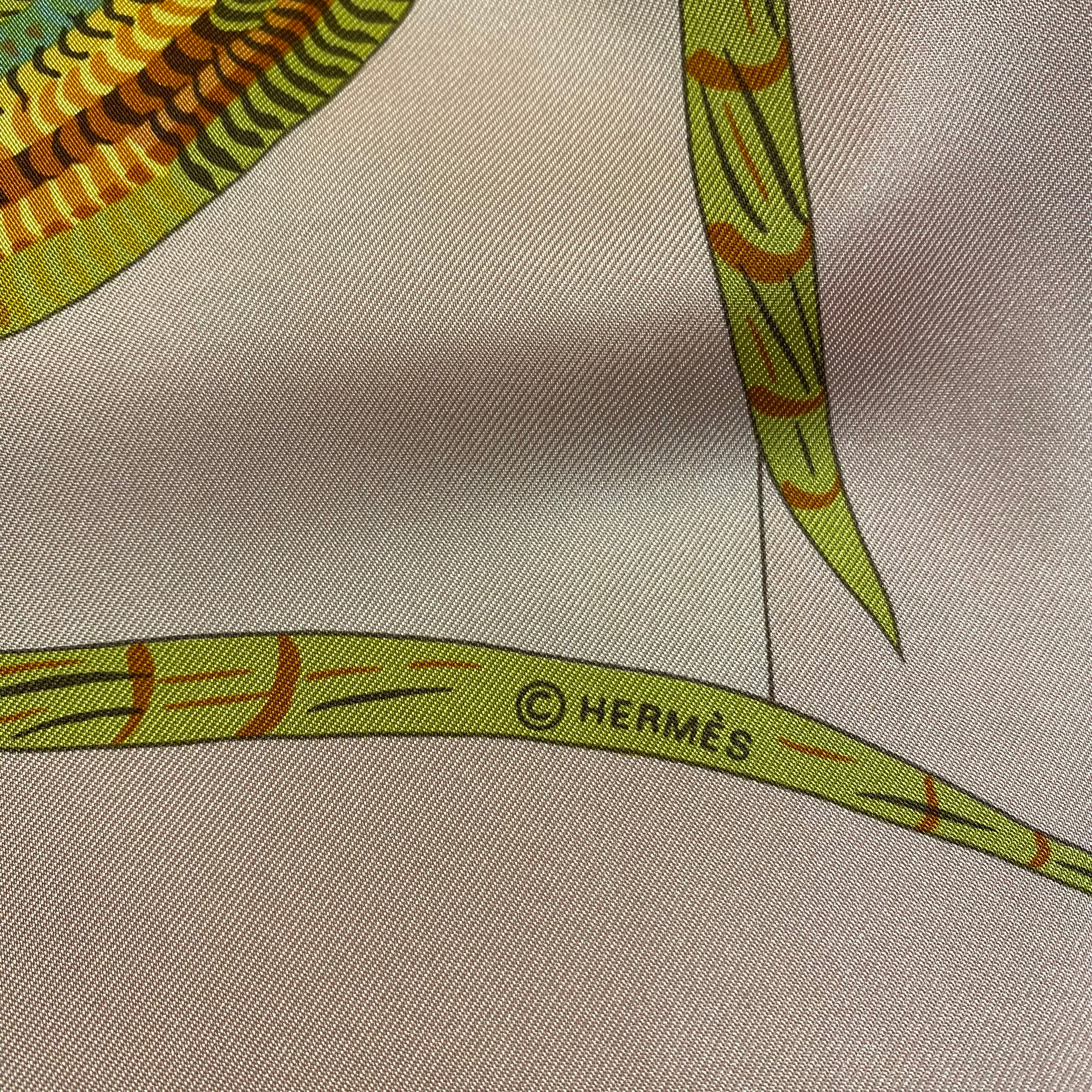 Boxed Hermès Magie des Mains Silk Scarf