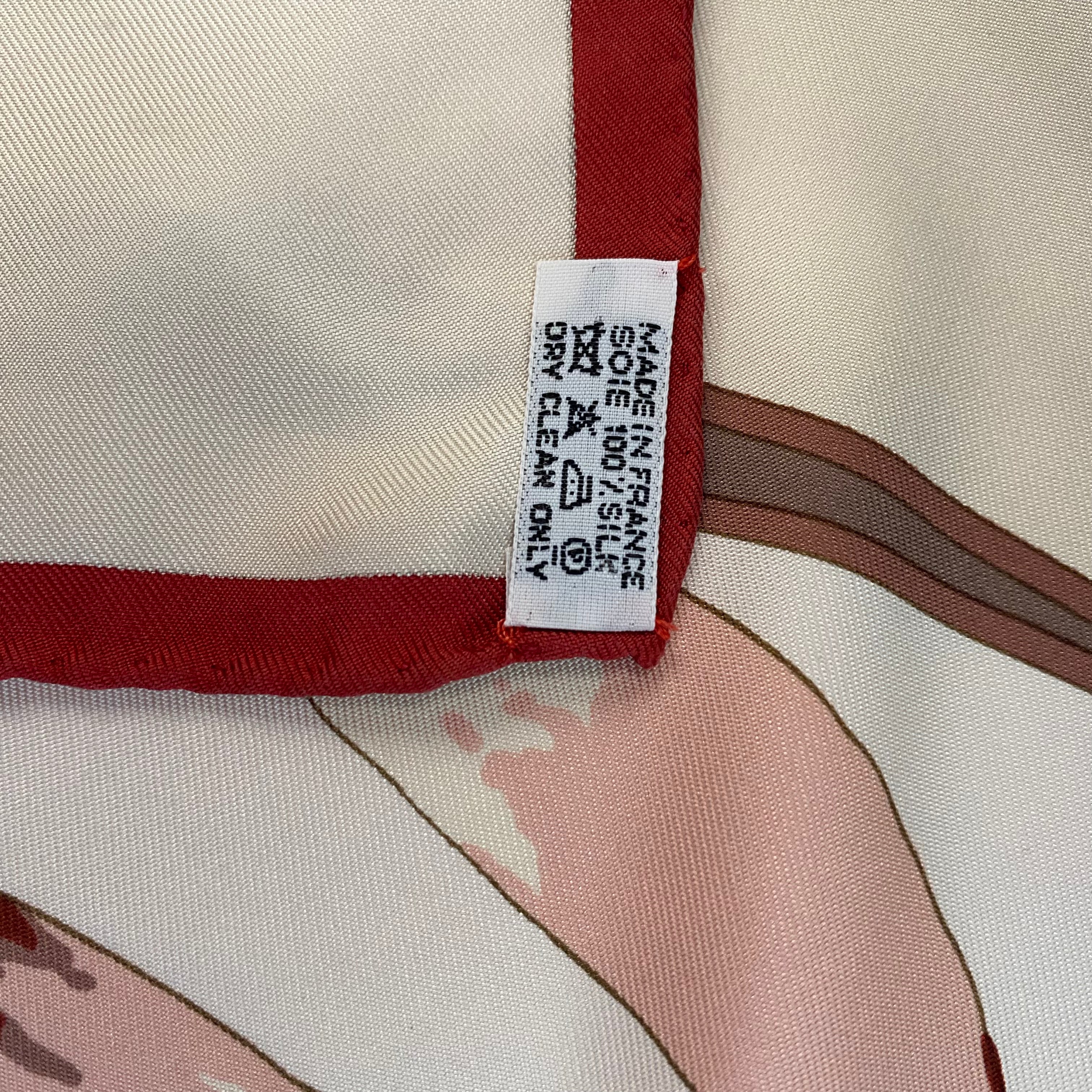 Hermès Au Gré du Vent Silk Scarf