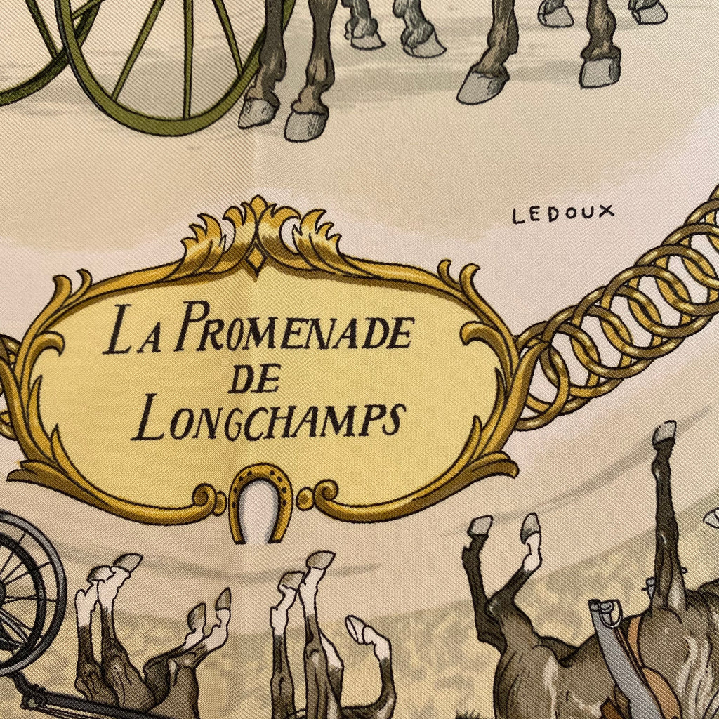 Hermès La Promenade de Langchamps Silk Scarf