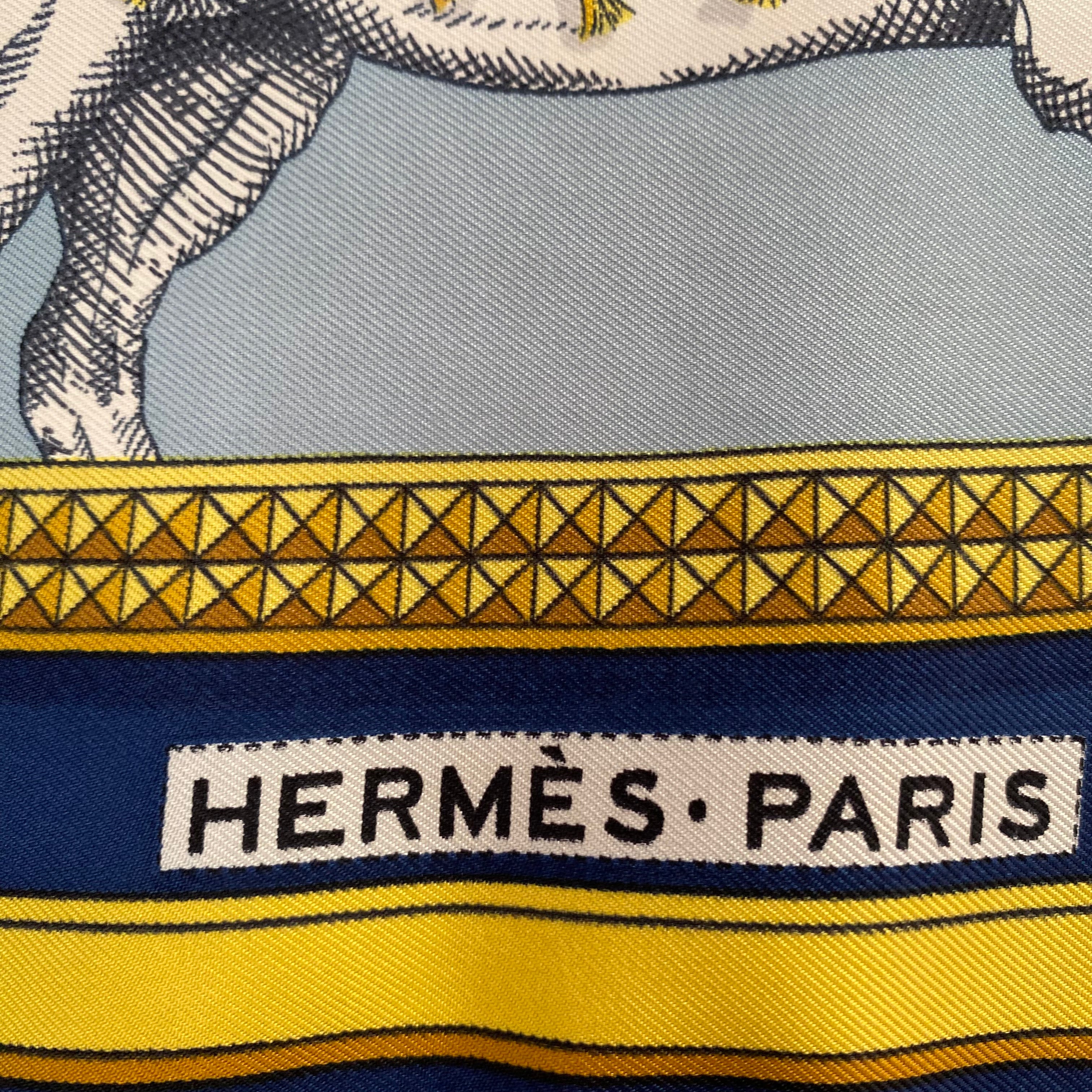 Hermès Grand Apparat Silk Scarf