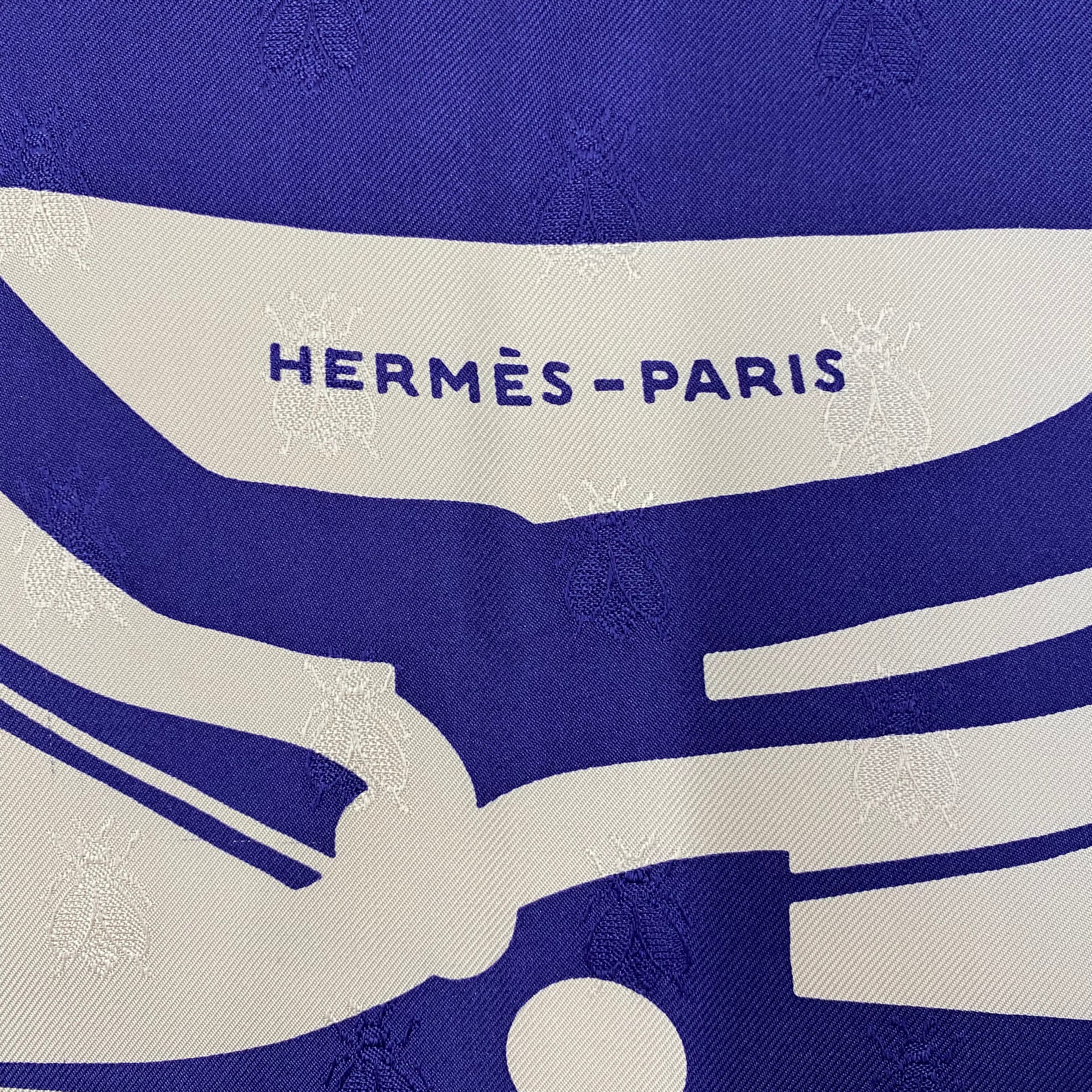 Hermès Brandebourgs Silk Scarf
