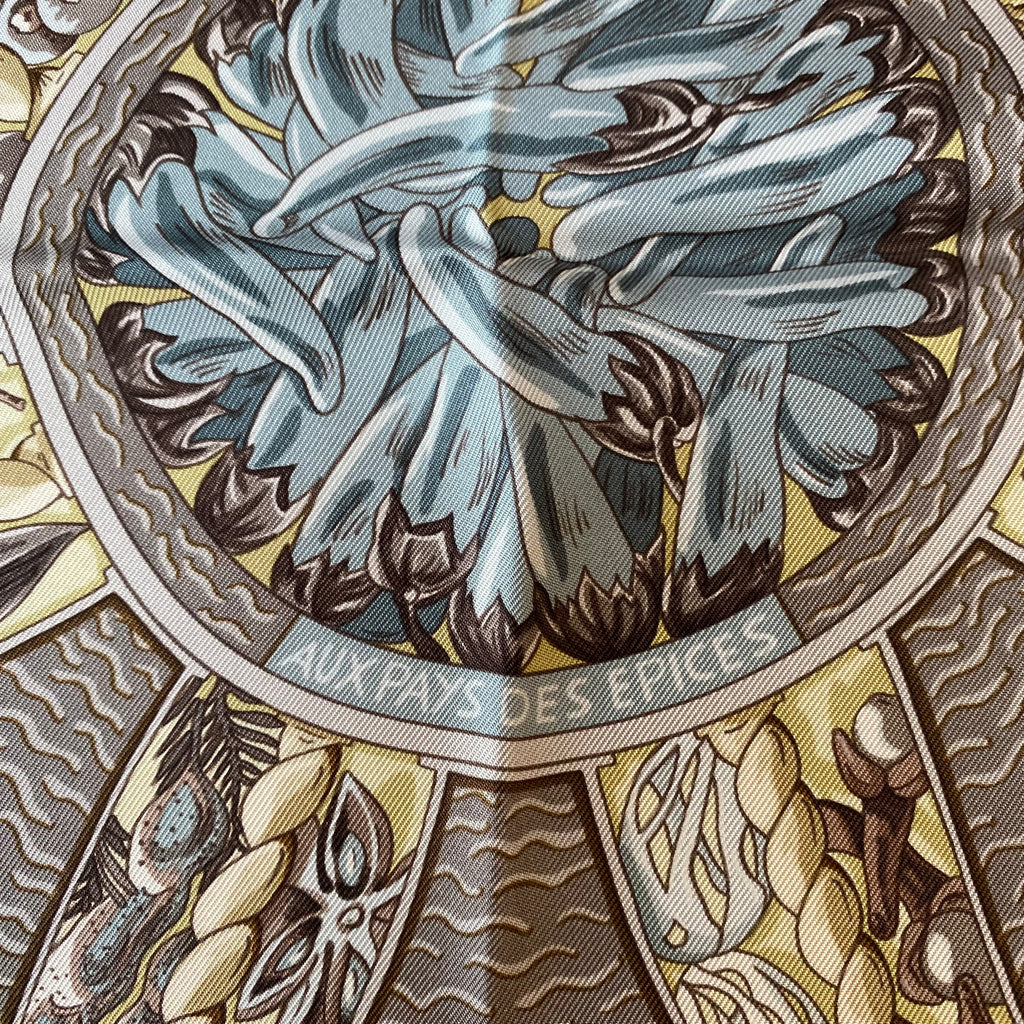 Hermès Aux Pays des Epices Silk Scarf