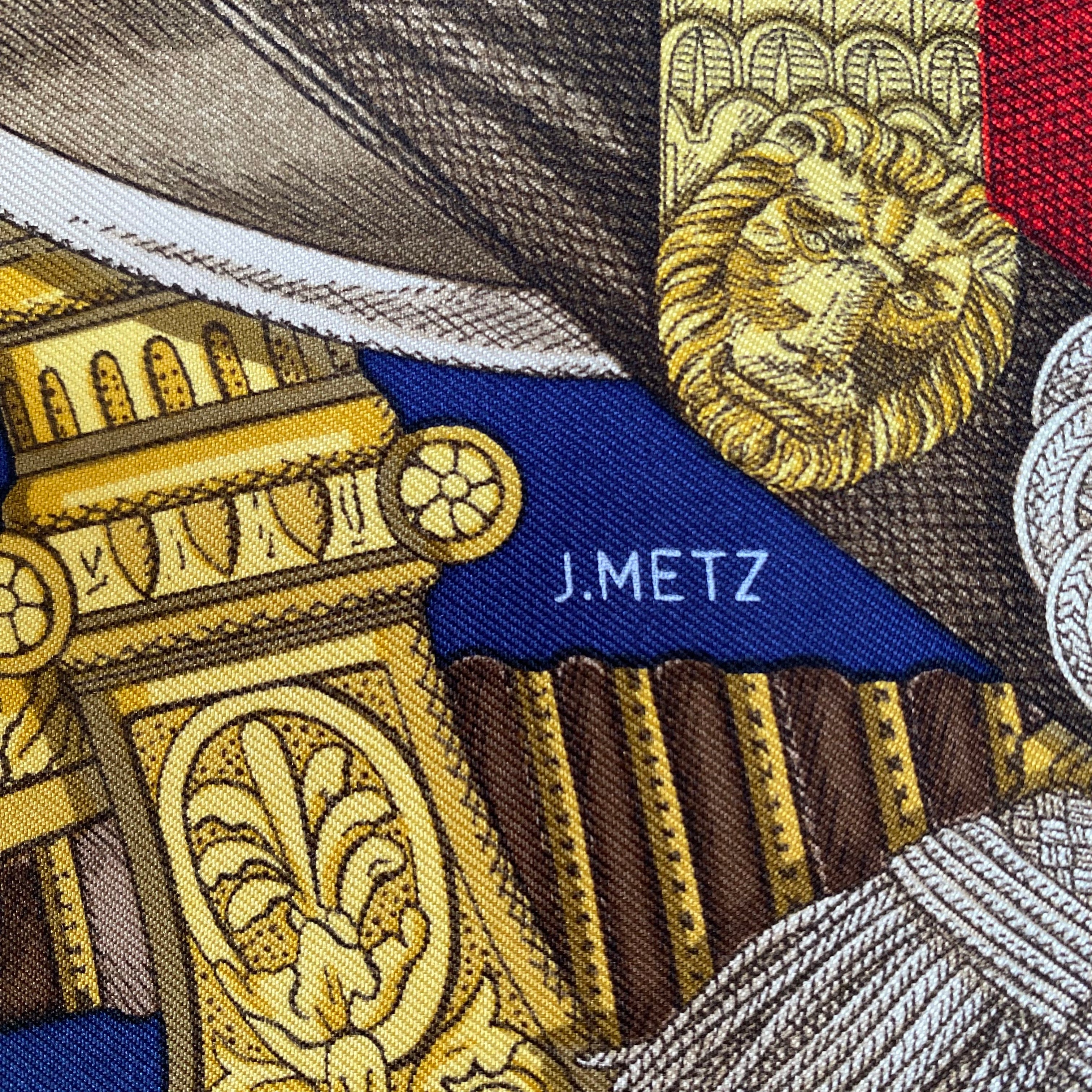 Hermès Grand Uniforme Silk Scarf