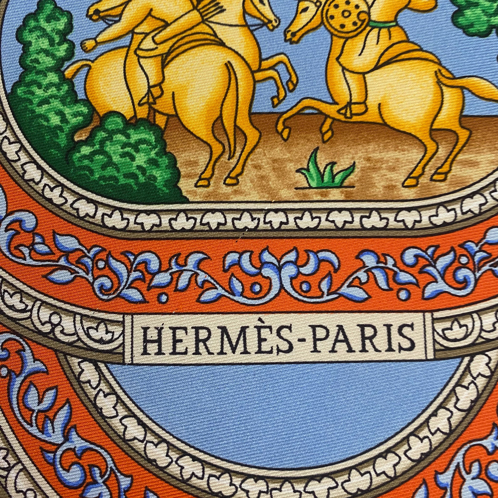 Hermès Qalamdan Silk Scarf
