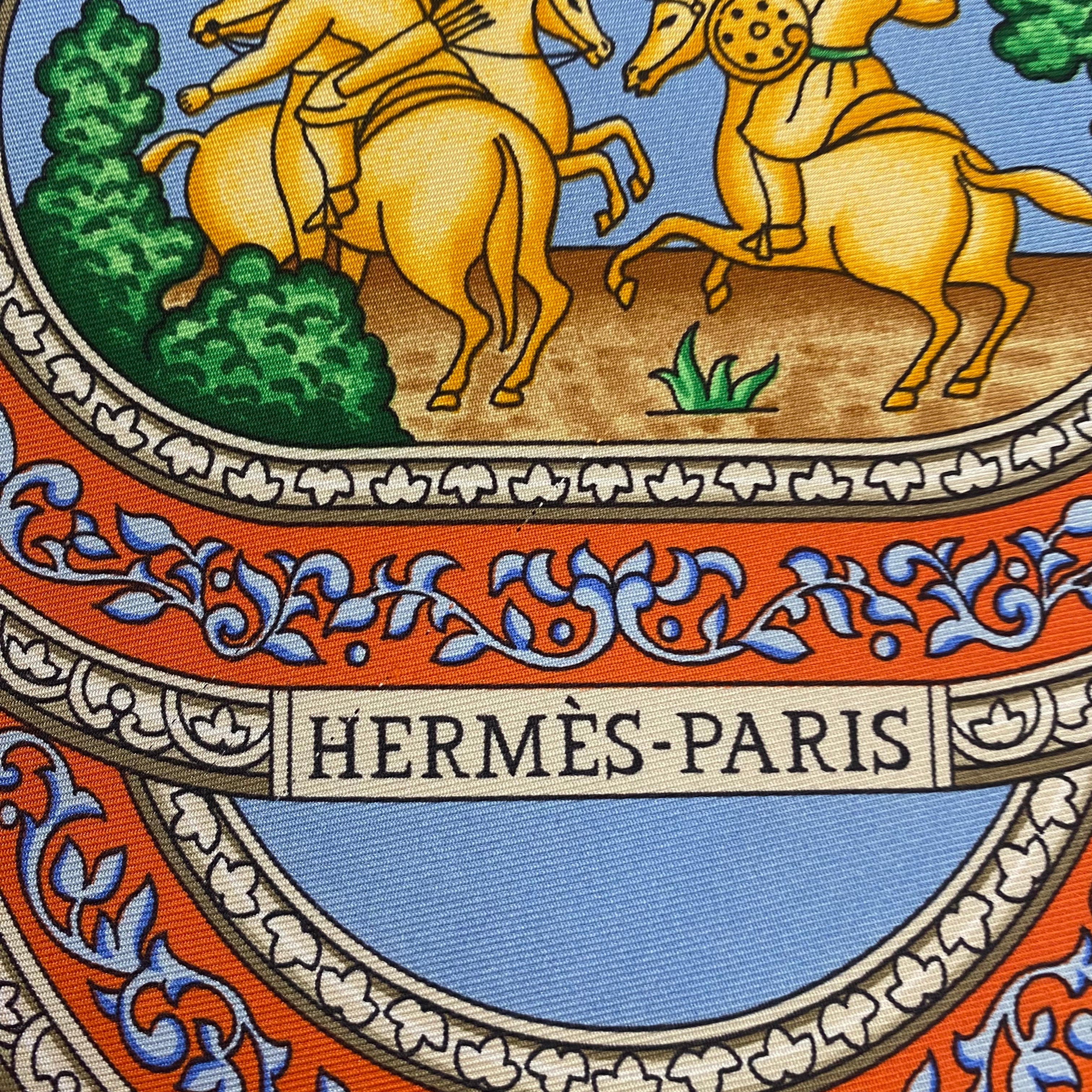 Hermès Qalamdan Silk Scarf