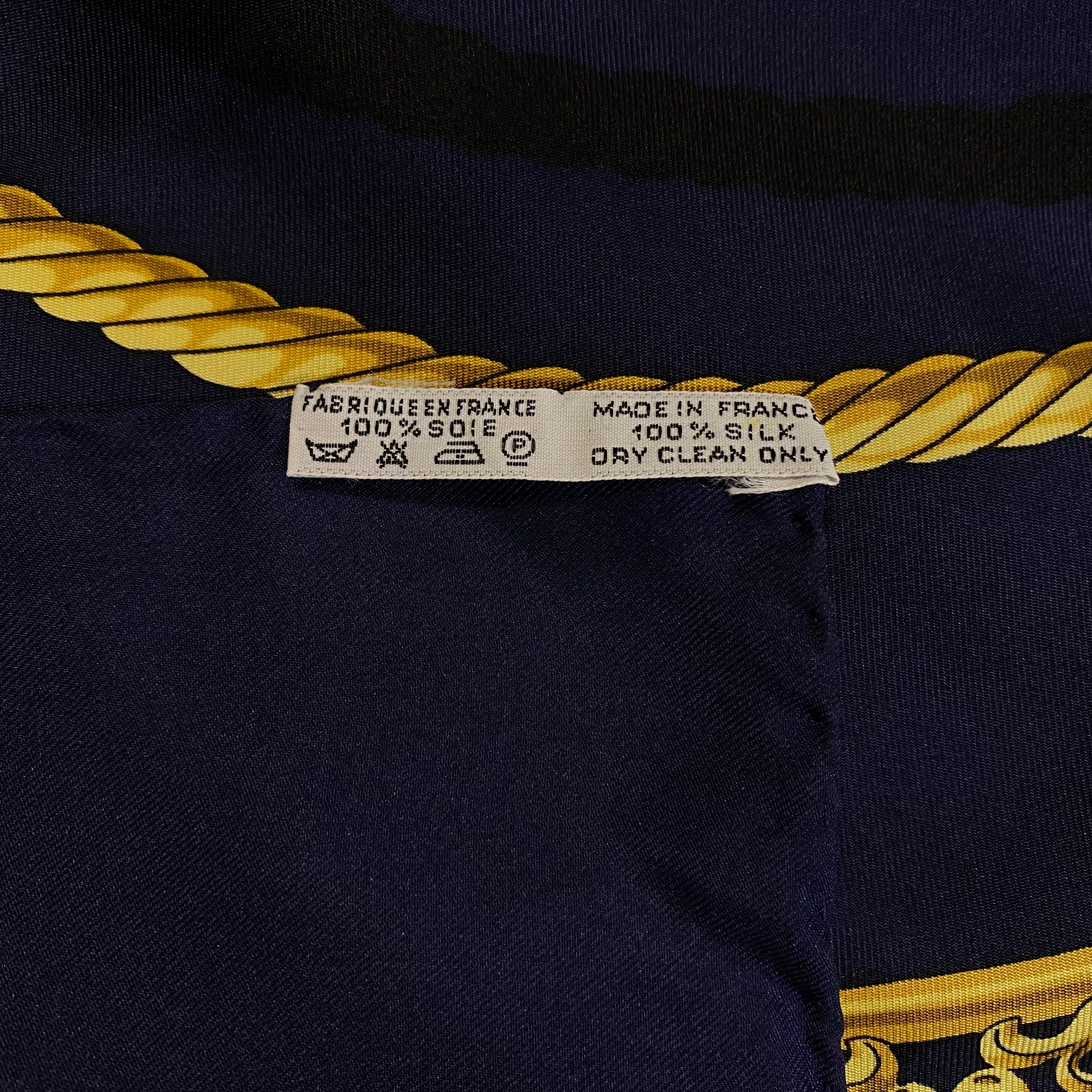 Hermès Les Cavaliers D’Or Silk Scarf