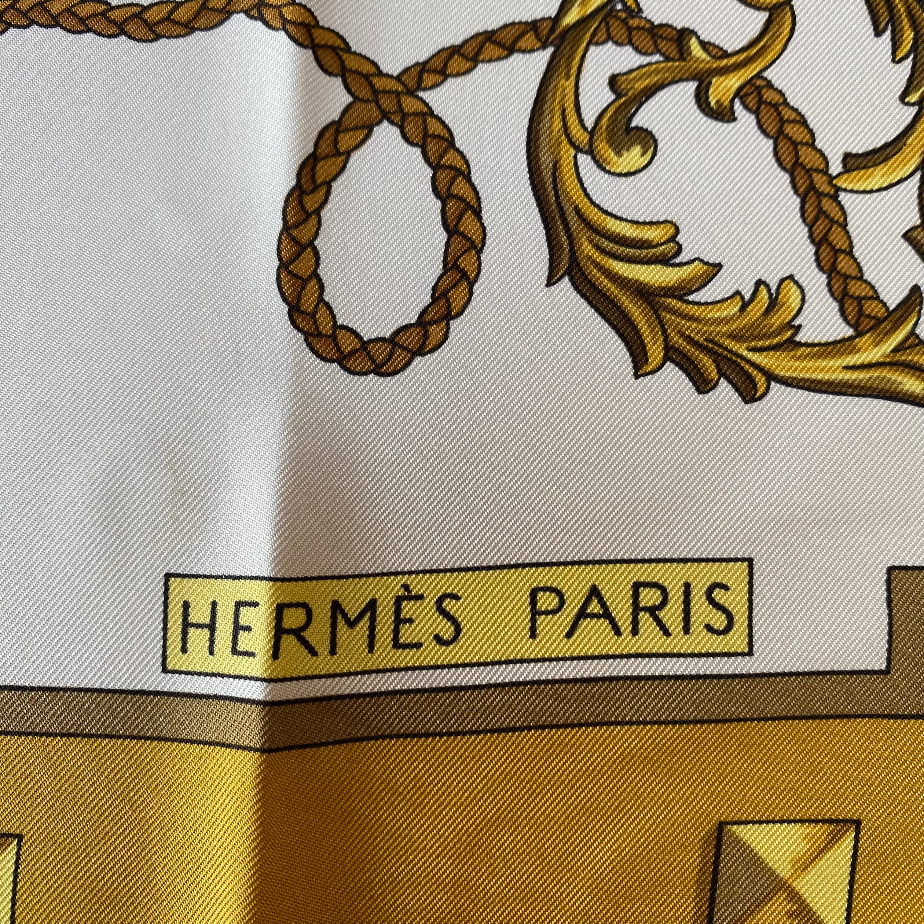 Hermès Les Clefs Silk Scarf