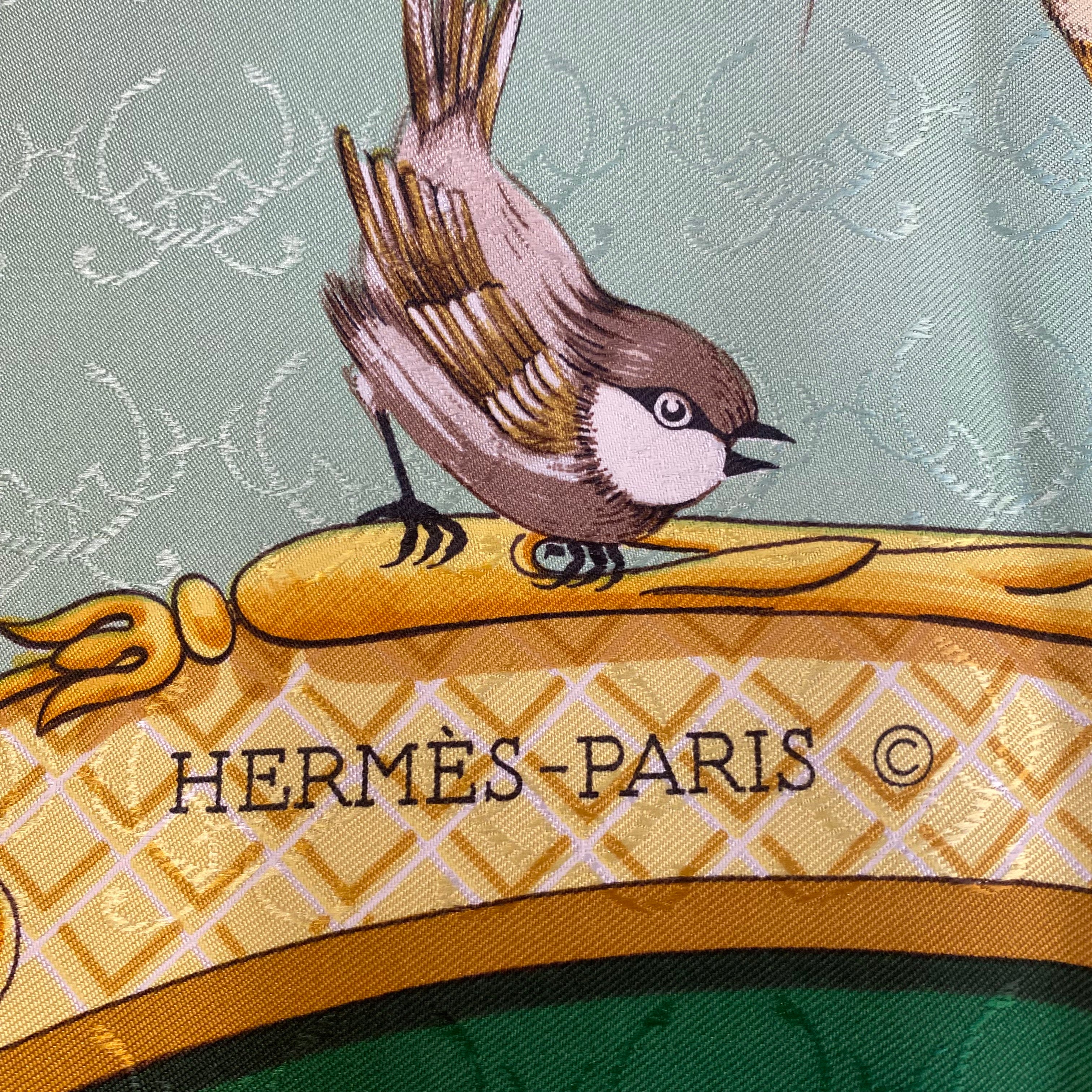 Hermès La Clé des Champs Silk Scarf