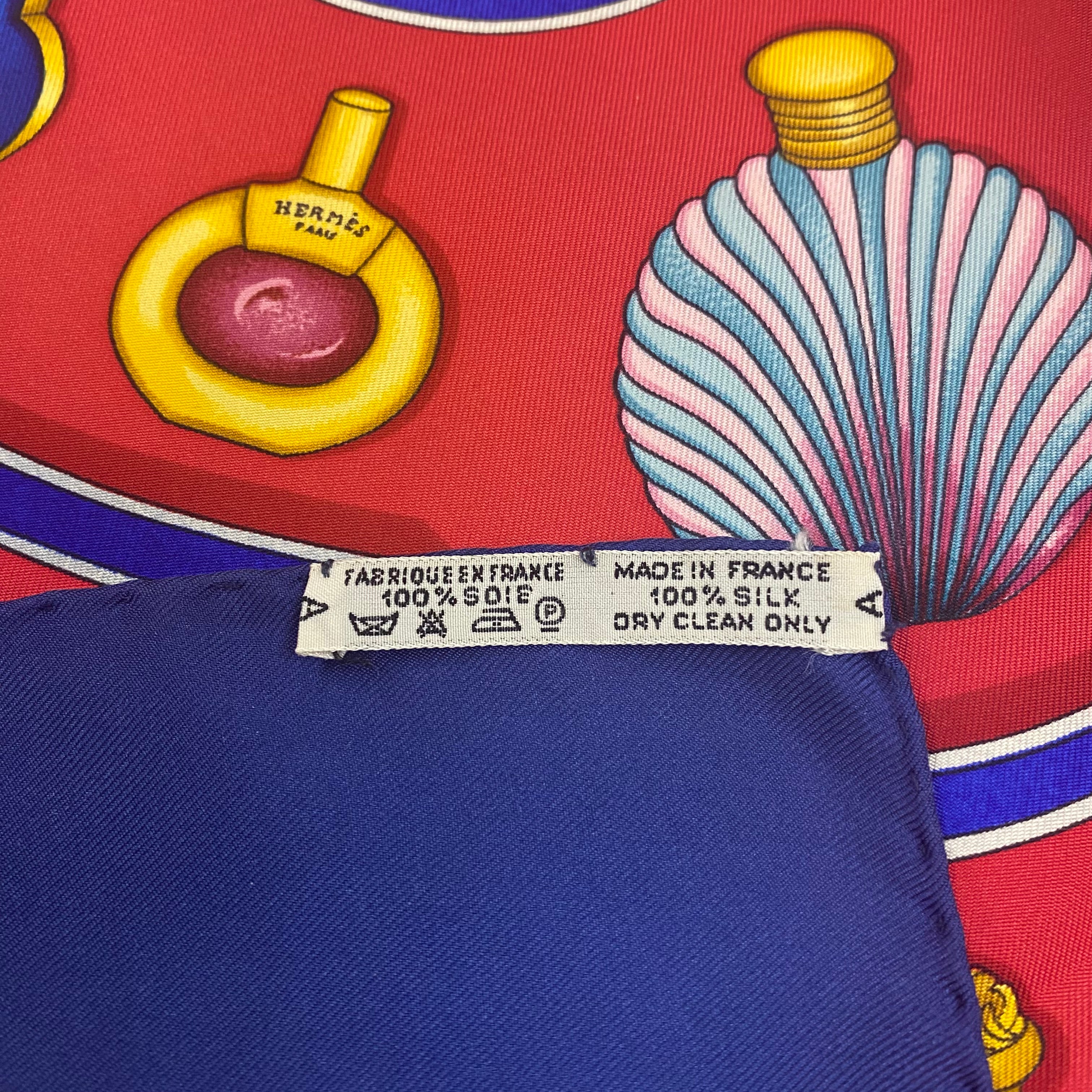 Hermès Qu’ Importe le Flacon Silk Scarf