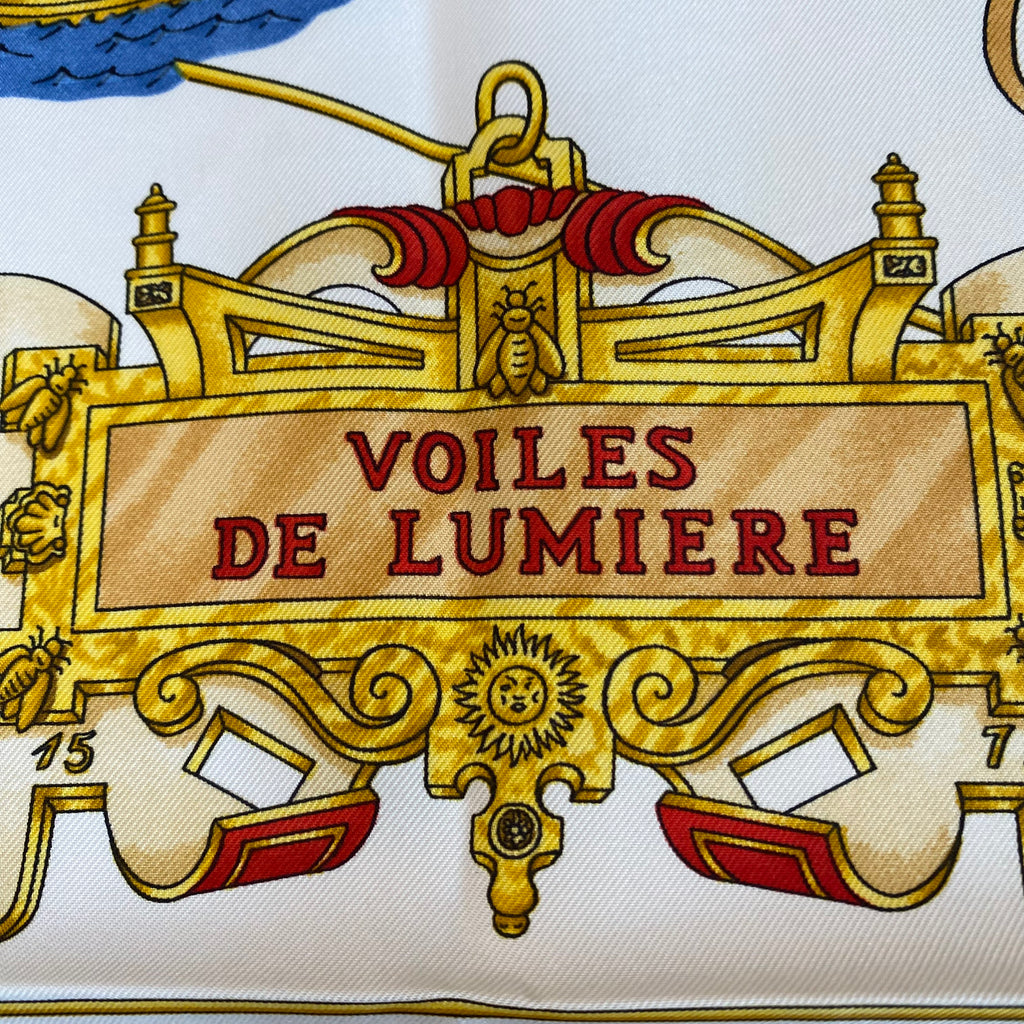 Hermès Voiles de Lumiere Silk Scarf