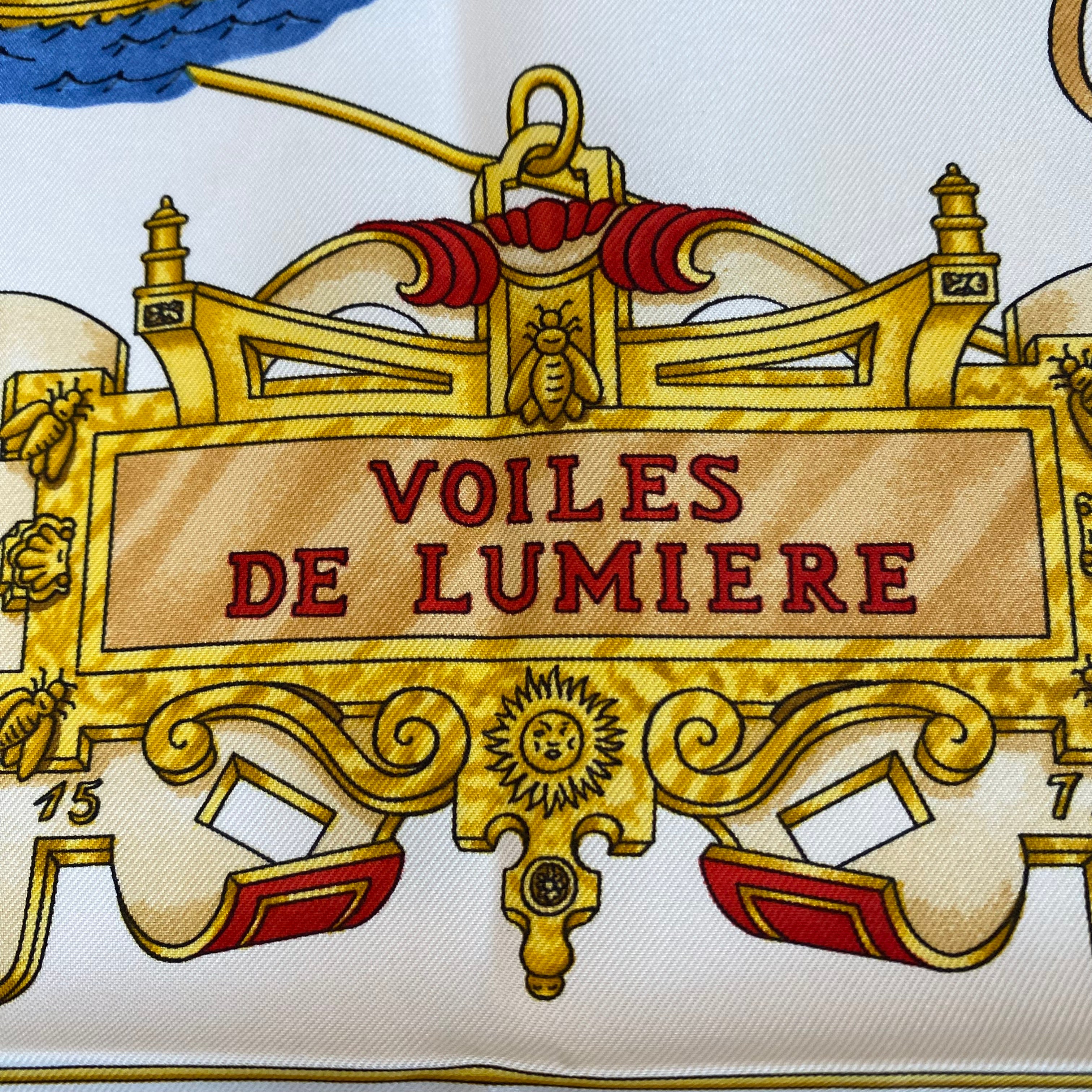 Hermès Voiles de Lumiere Silk Scarf