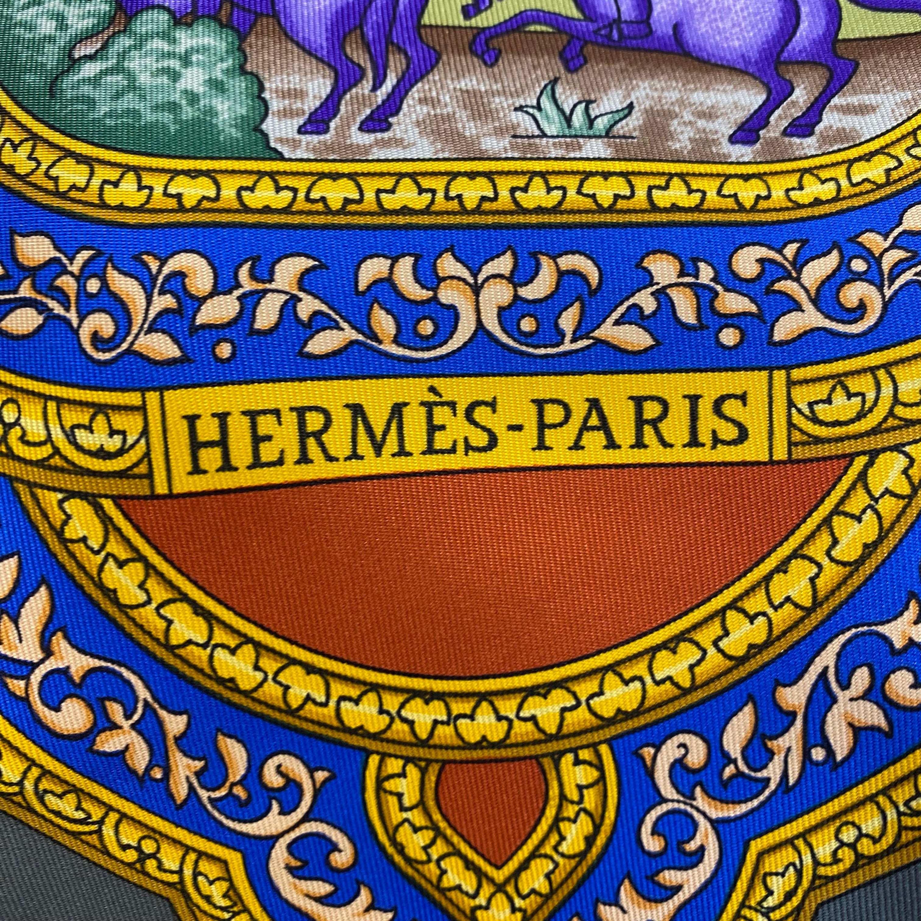 Hermès Qalamdan Silk Scarf