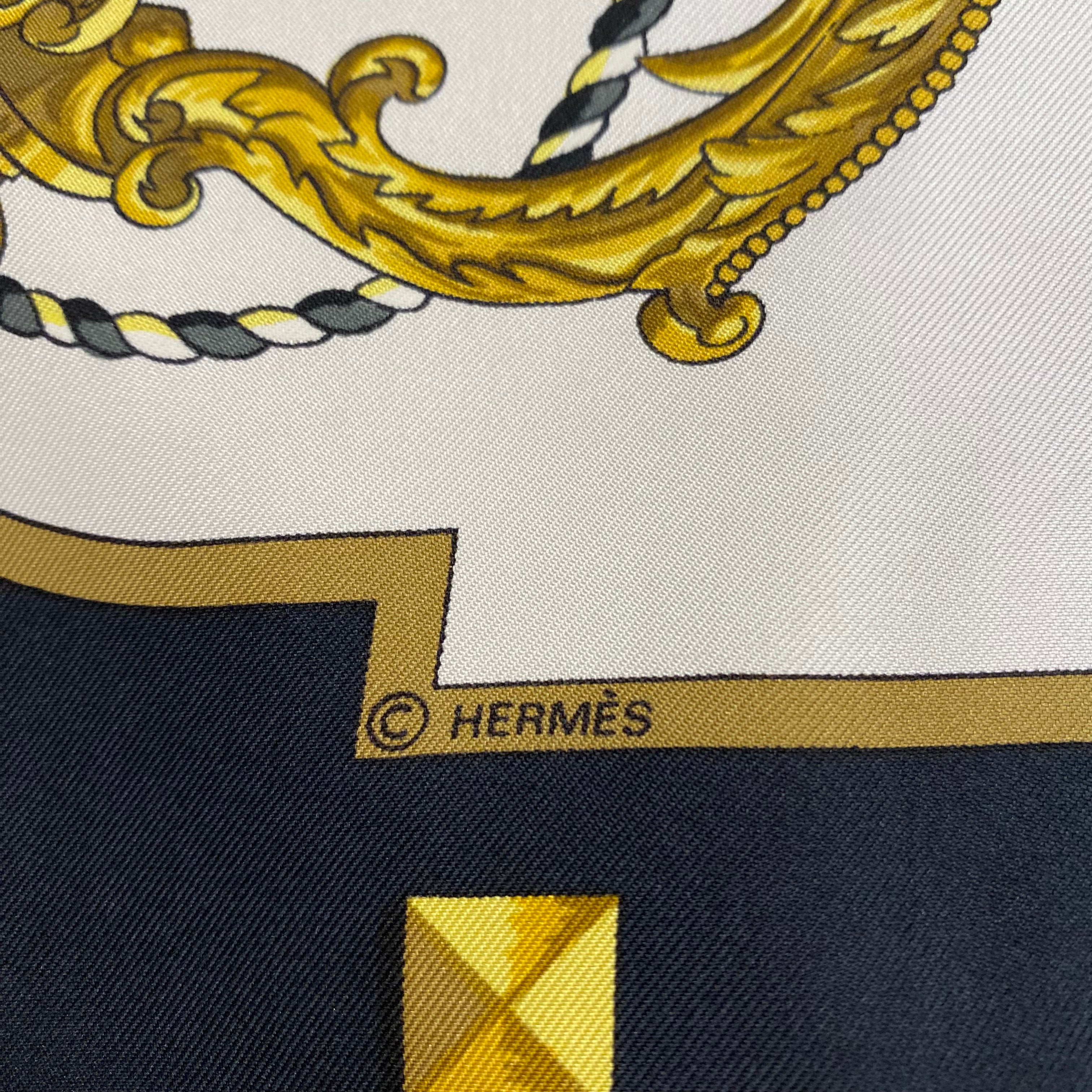 Hermès Les Clefs Silk Scarf