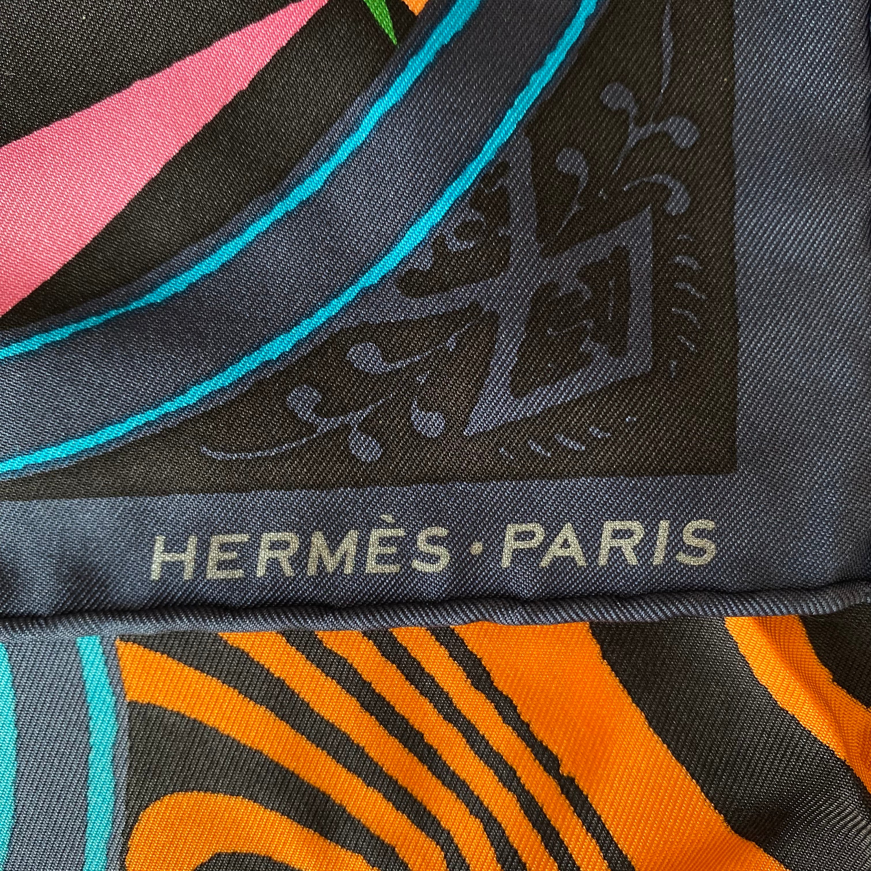 Pristine Boxed Hermès Jeu de Soie Silk Scarf Rare