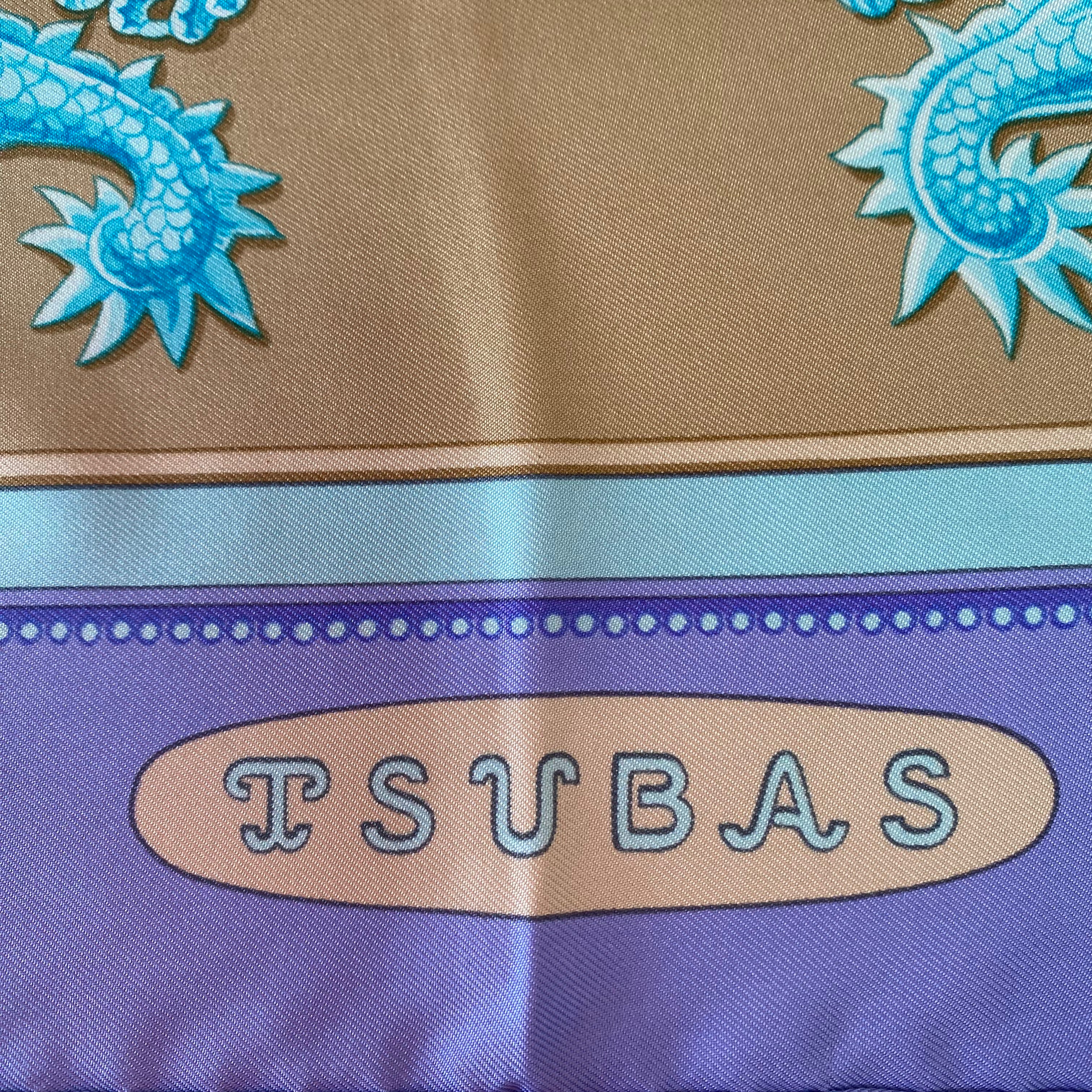 Hermès Tsubas Silk Scarf