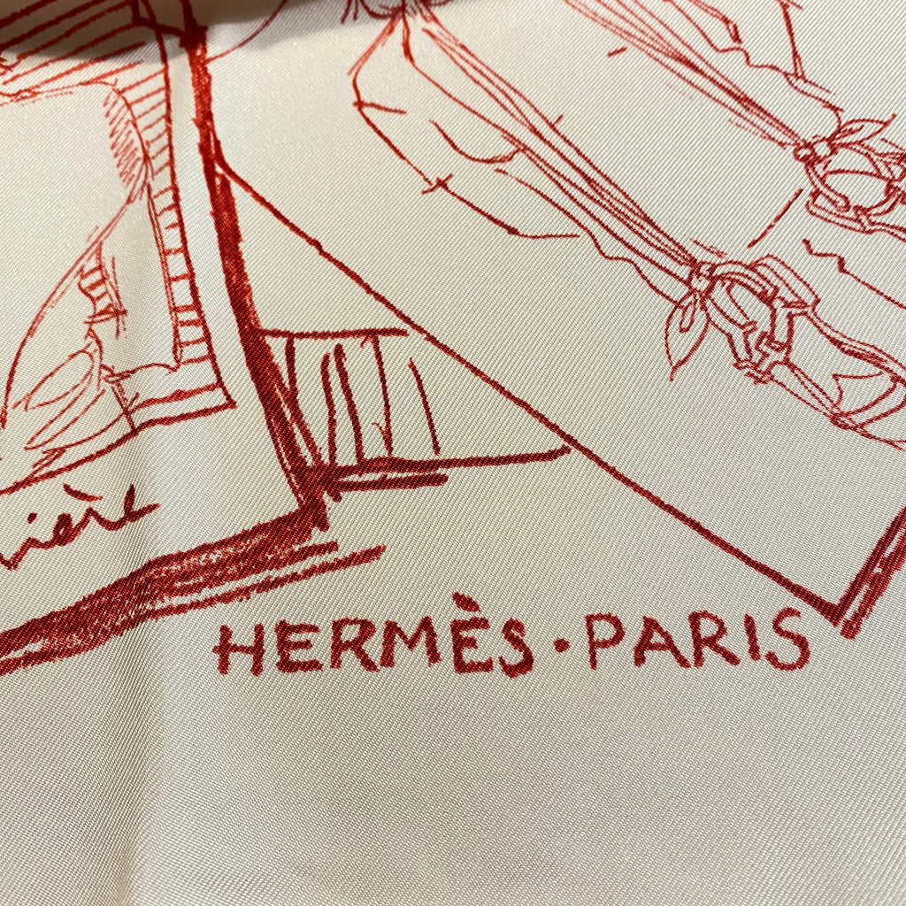 Hermès 70 Instructions su L’art Silk Scarf