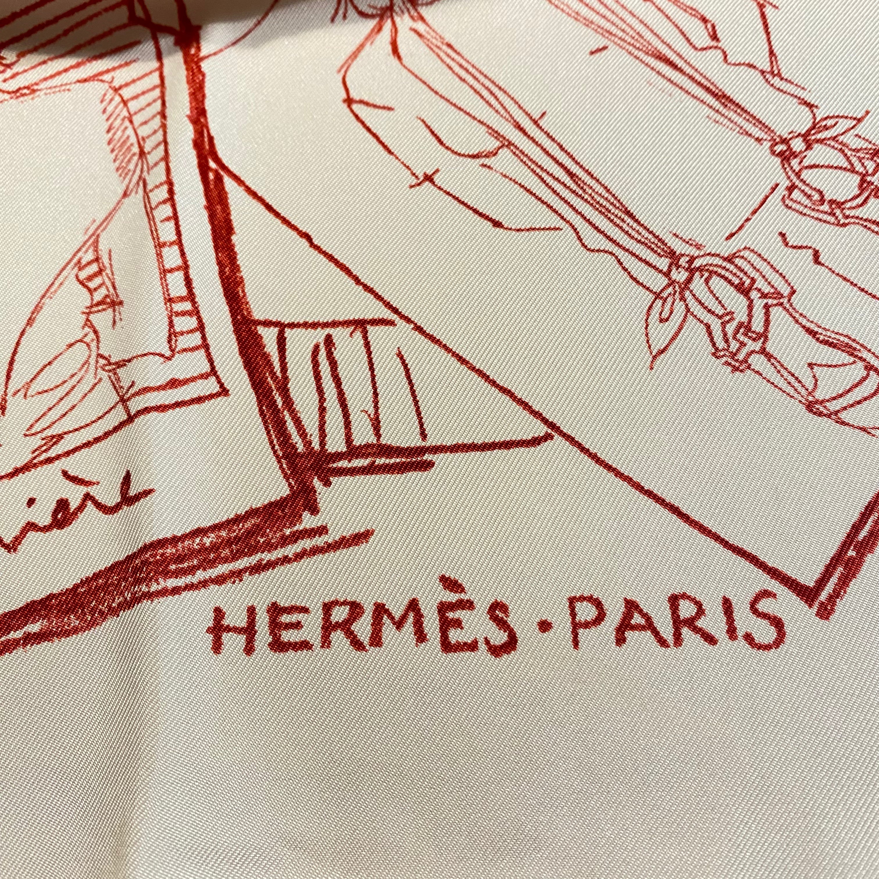 Hermès 70 Instructions su L’art Silk Scarf