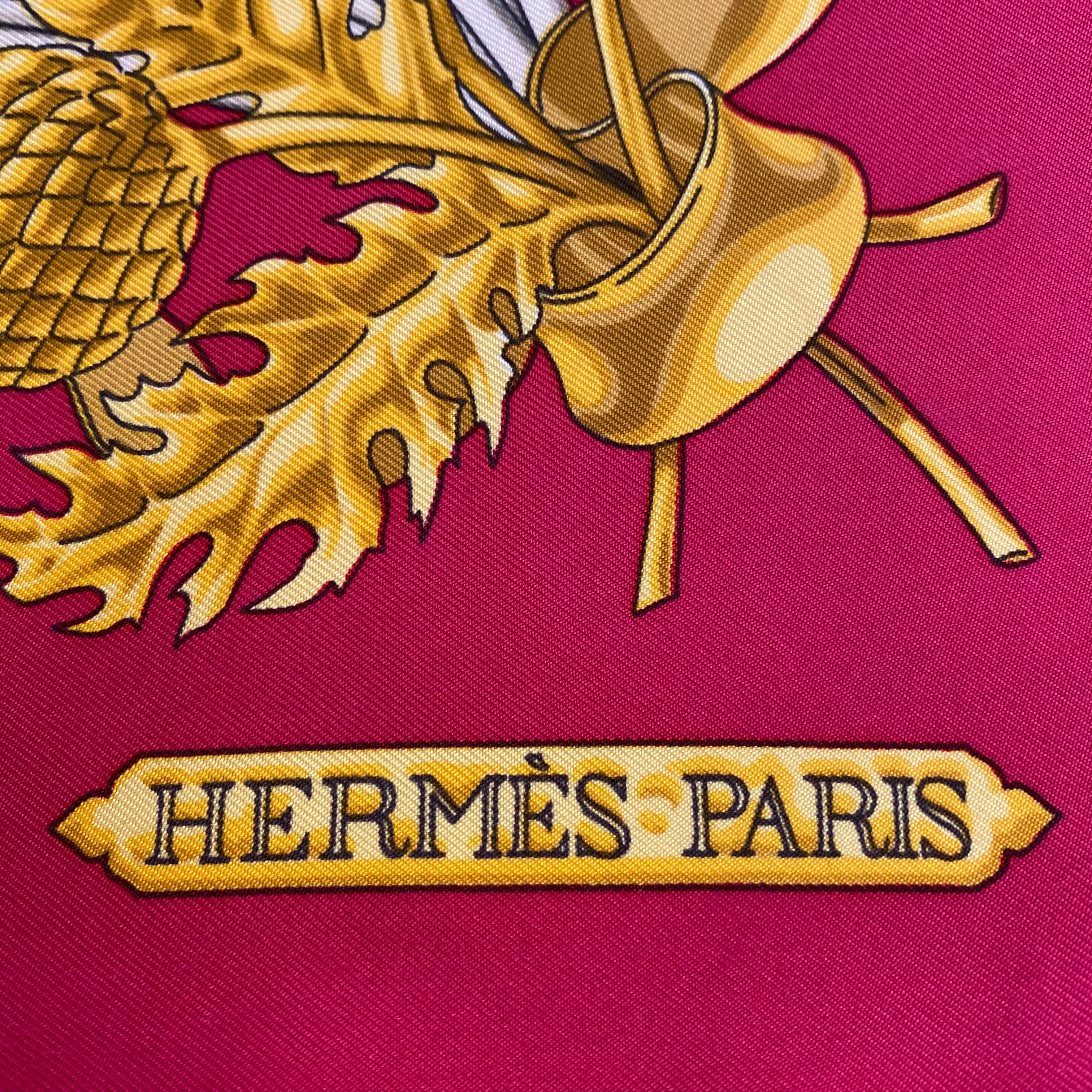 Hermès British Heraldry Silk Scarf