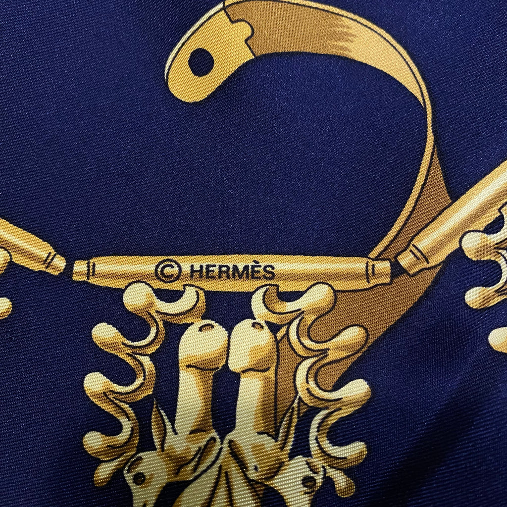 Hermès Les Cavaliers D’Or Silk Scarf
