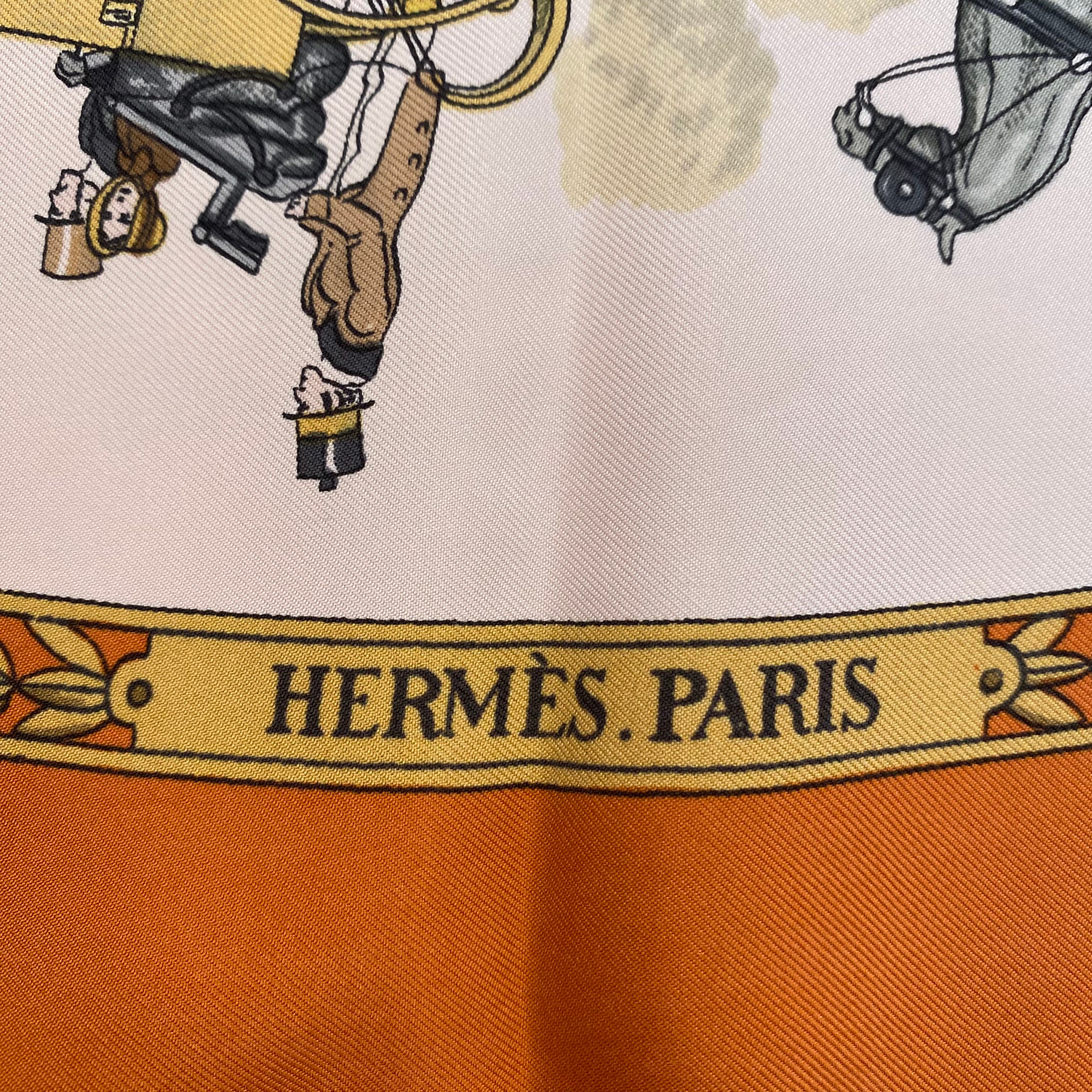 Hermès La Promenade de Langchamps Silk Scarf