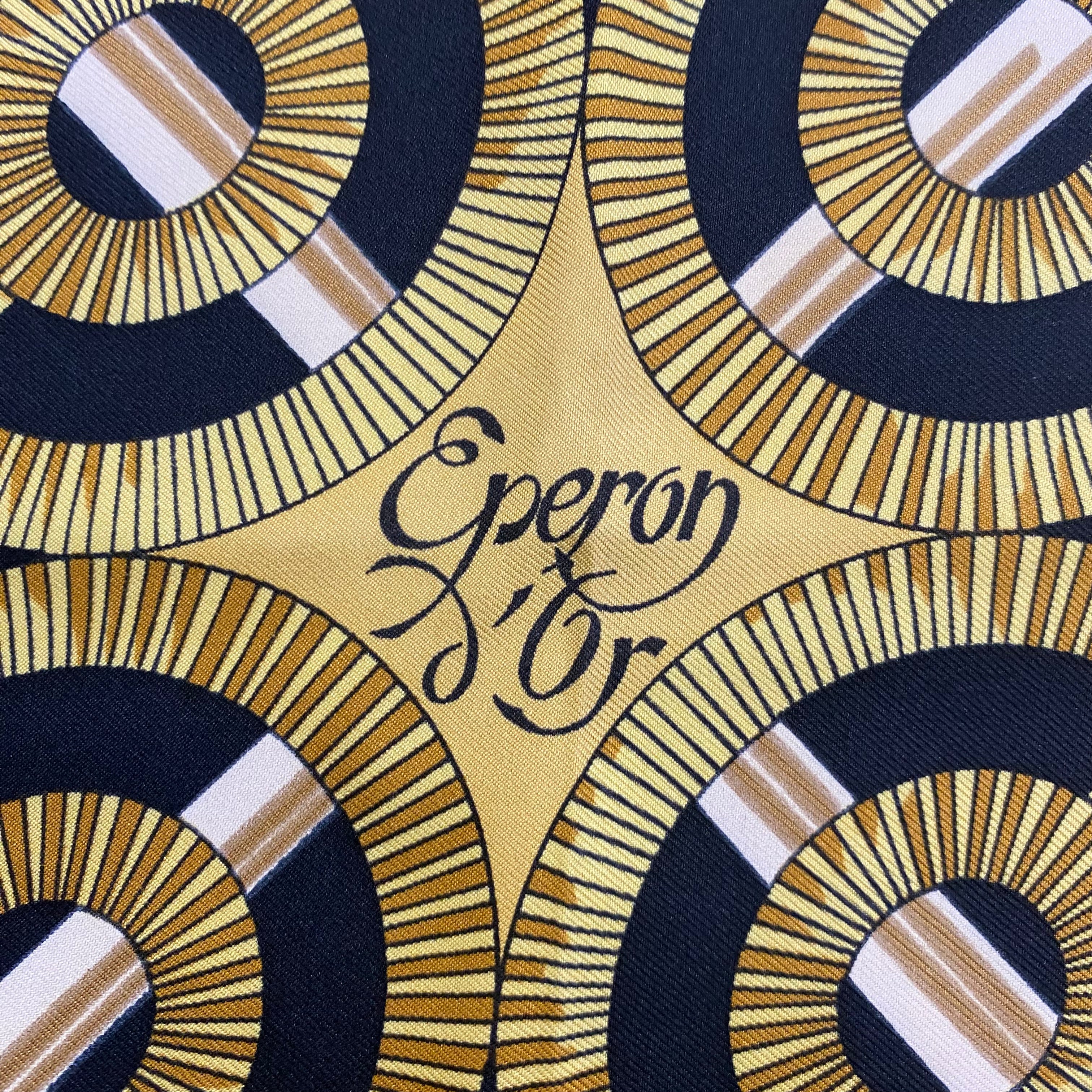 Hermès Eperon D’Or Silk Scarf